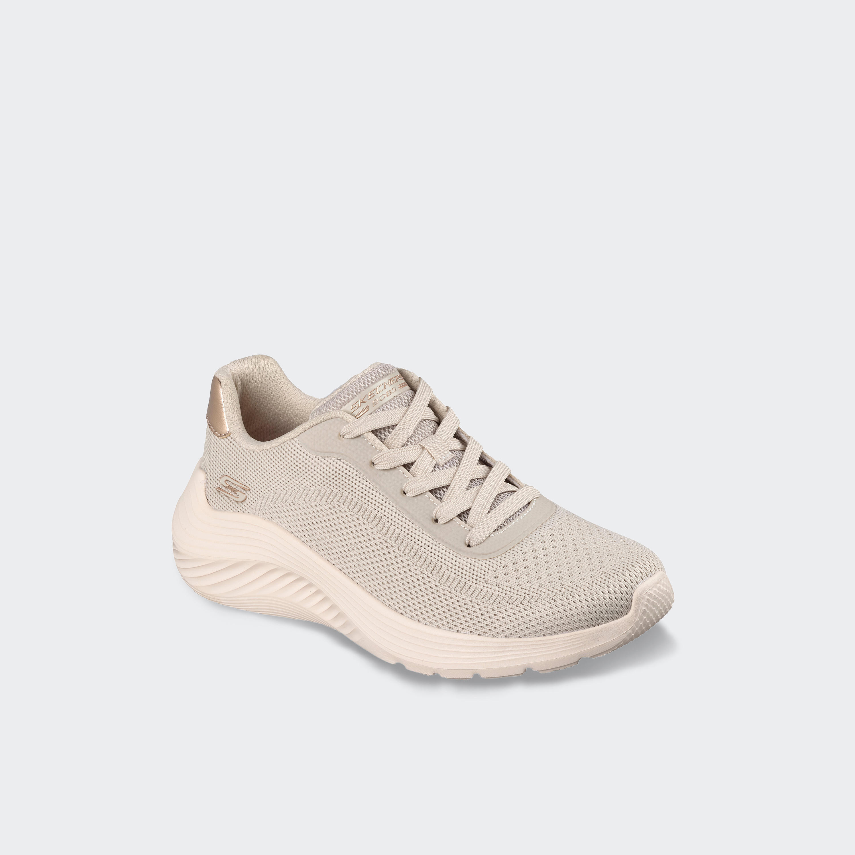 Skechers Women BOBS Squad Waves Lace-Up Sports Shoes-sports-women-shoes-image-1