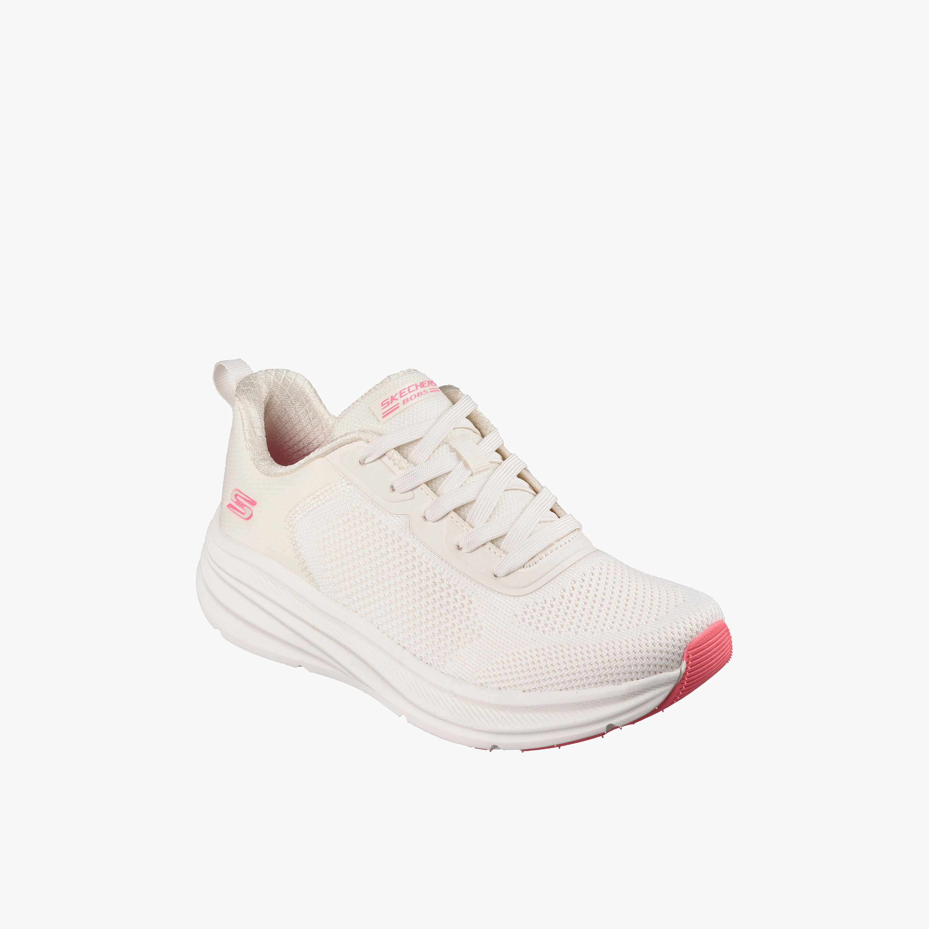 Skechers Women BOBS SKILLZ Lace-Up Sports Shoes - 117755-NAT-CP-sports-women-shoes-image-1