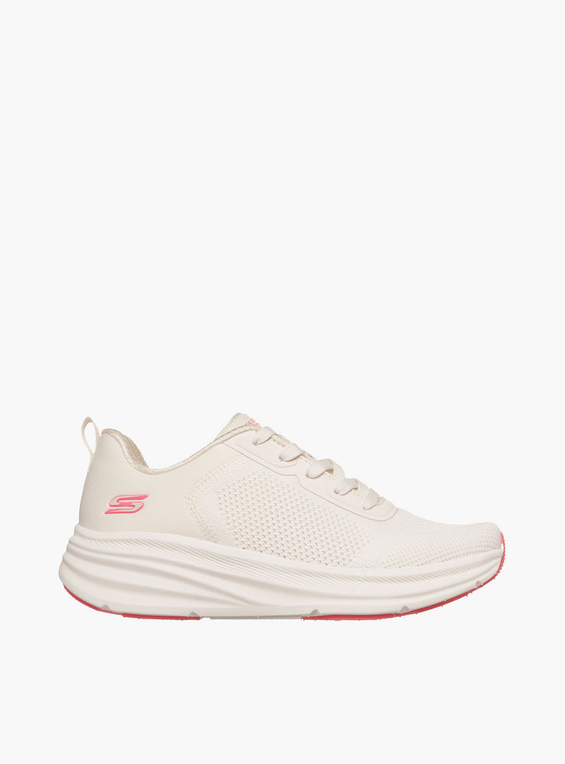 Skechers Women BOBS SKILLZ Lace-Up Sports Shoes - 117755-NAT-CP-sports-women-shoes-image-3