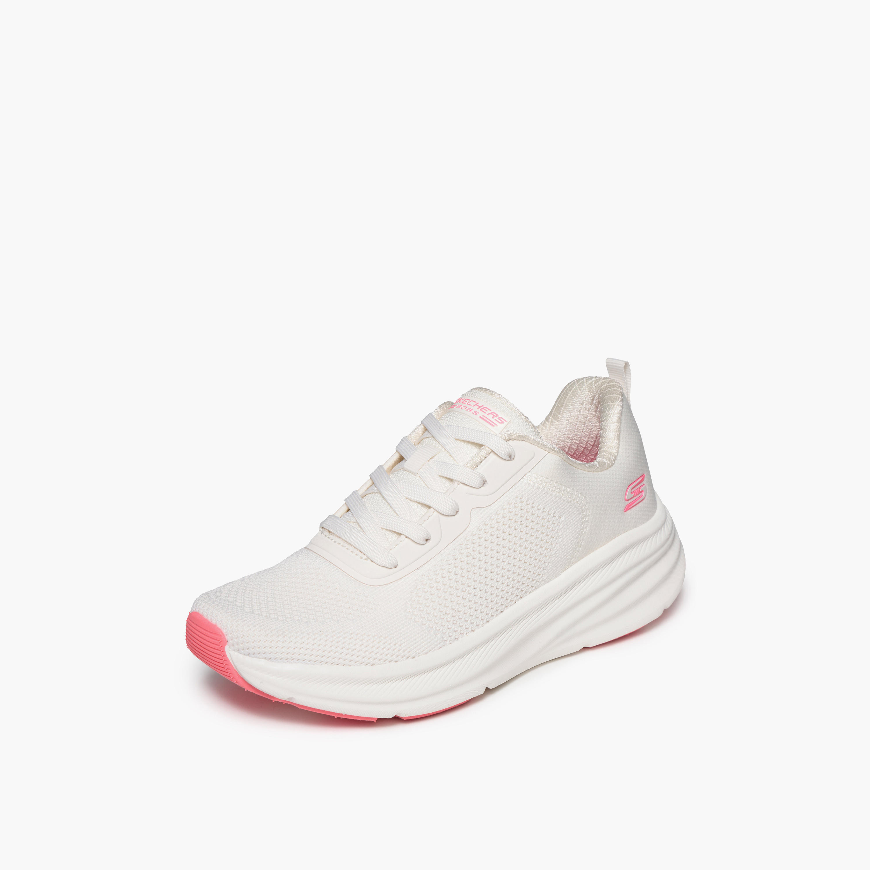 Skechers Women BOBS SKILLZ Lace-Up Sports Shoes - 117755-NAT-CP-sports-women-shoes-image-4
