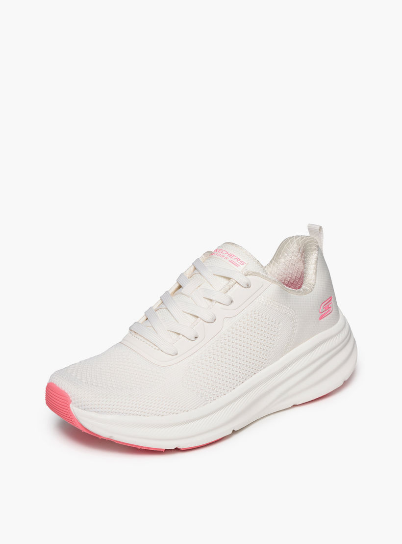 Skechers Women BOBS SKILLZ Lace-Up Sports Shoes - 117755-NAT-CP-sports-women-shoes-image-4