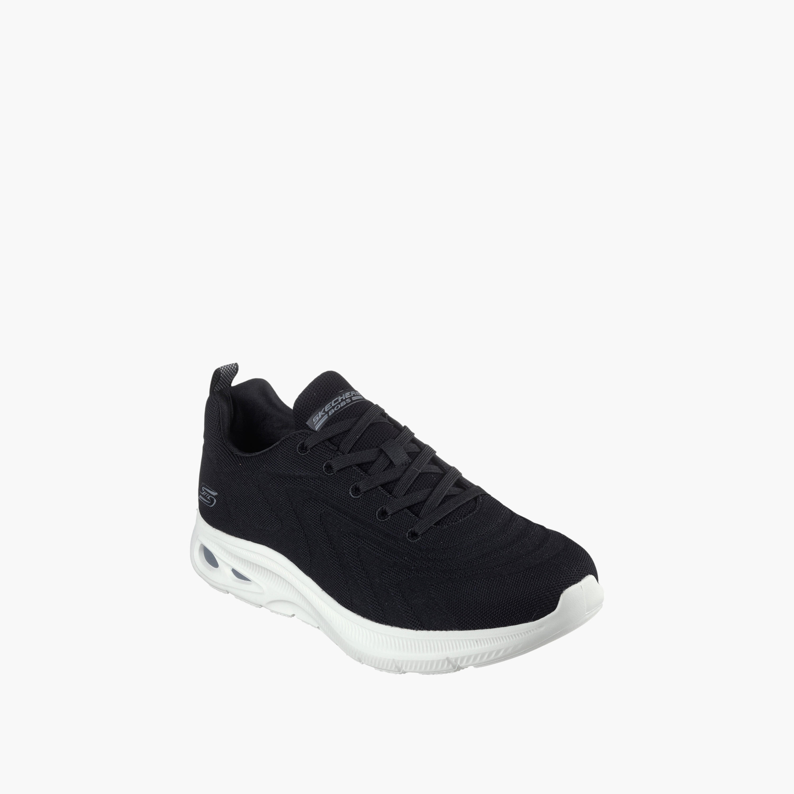 حذاء رياضي بوبس يونيتي سليك ريفايف برباط للرجال من سكتشرز - 118075-BLK-sports-men-shoes-image-1