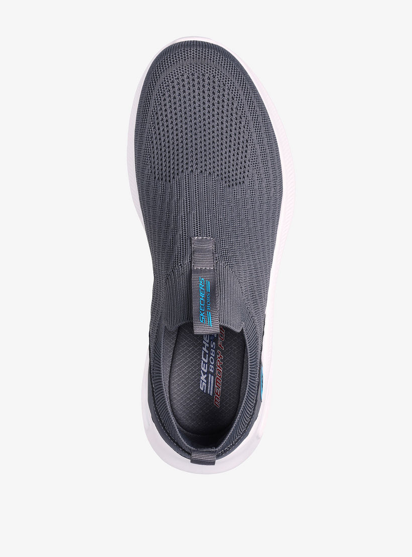 Skechers Men's Textured Slip-On Walking Shoes - BOBS UNITY-sports-men-shoes-image-2