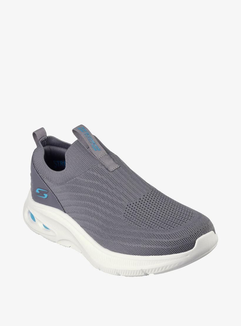 Skechers Men's Textured Slip-On Walking Shoes - BOBS UNITY-sports-men-shoes-image-5