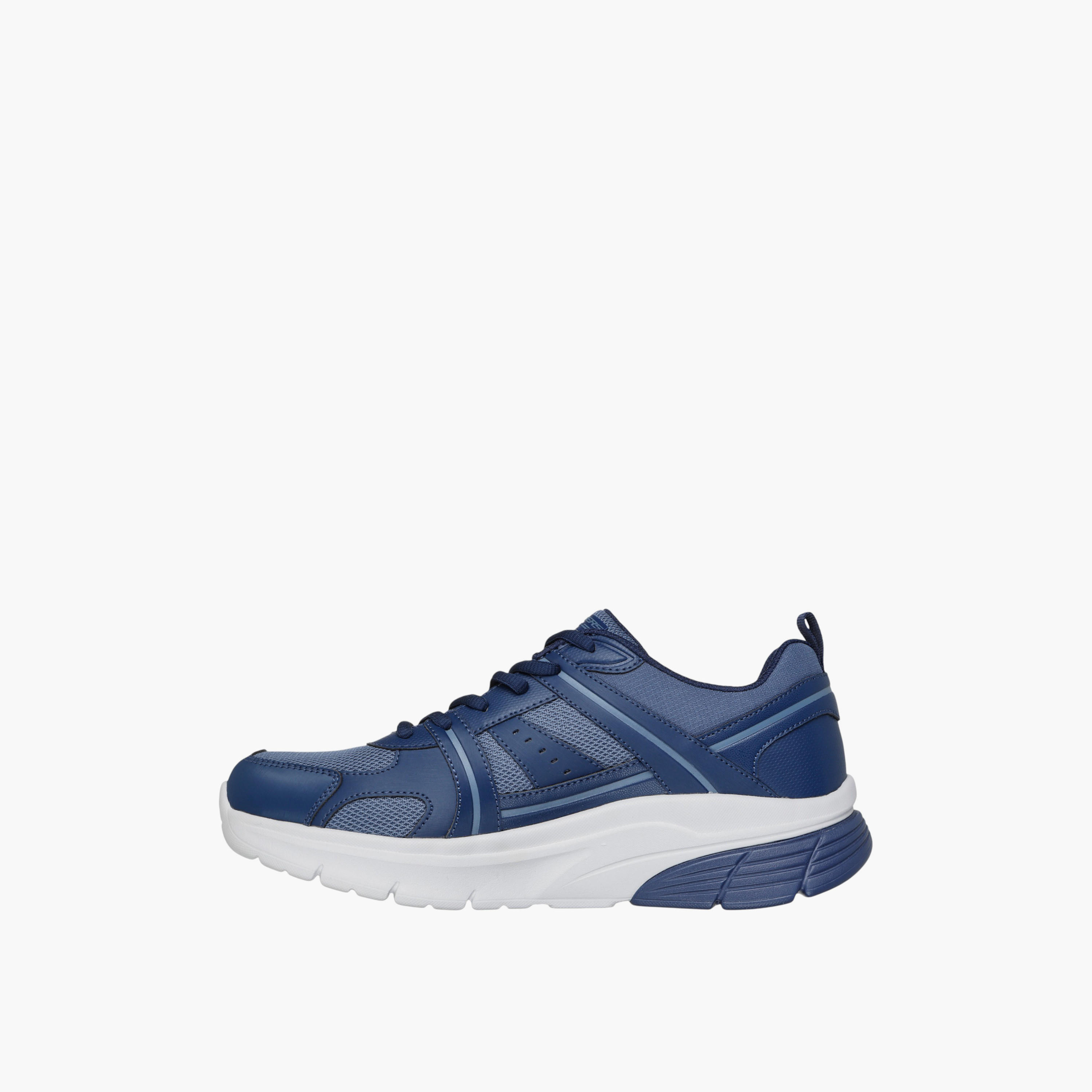 حذاء رياضي بوبس ڤاموس برباط للرجال من سكيتشرز - 118090-NVY-sports-men-shoes-image-4