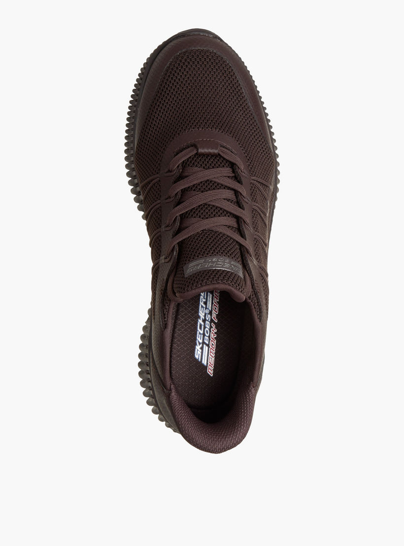 Skechers Panelled Lace-Up Sports Shoes-men-shoes-sneakers-image-2