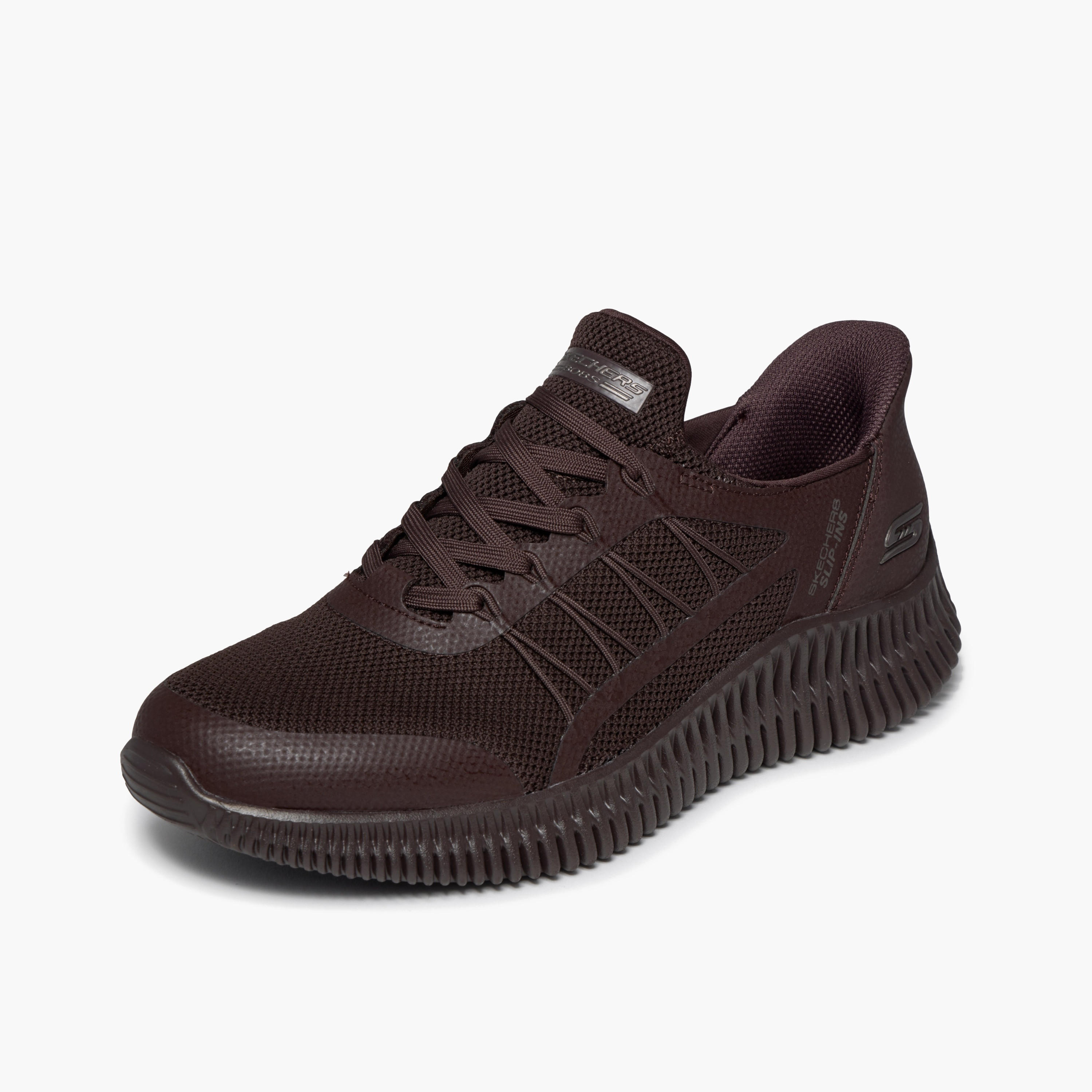 Skechers Panelled Lace-Up Sports Shoes-men-shoes-sneakers-image-3