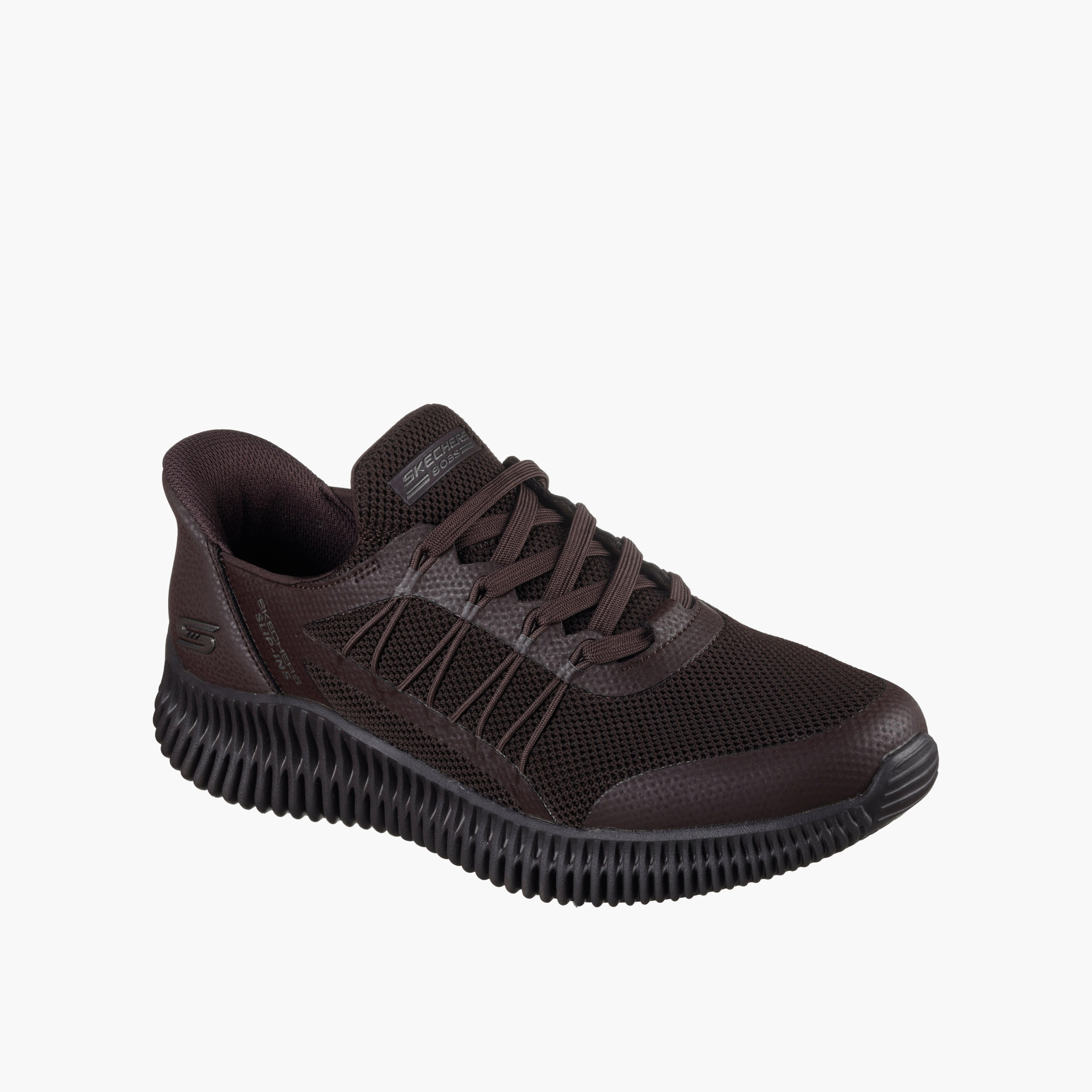 Skechers Panelled Lace-Up Sports Shoes-men-shoes-sneakers-image-5