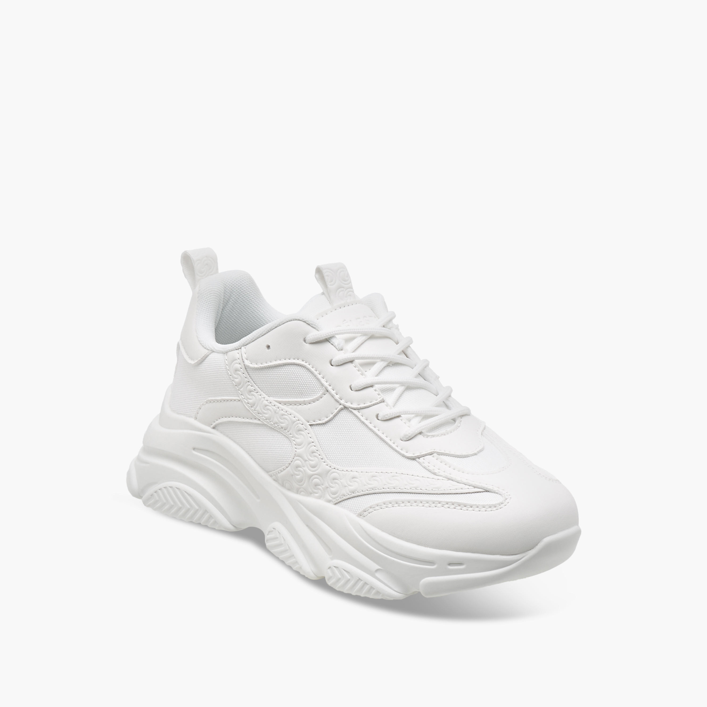 حذاء سنيكرز برباط إغلاق ونقوش الشعار للنساء من سيليست-women-shoes-sneakers-image-2