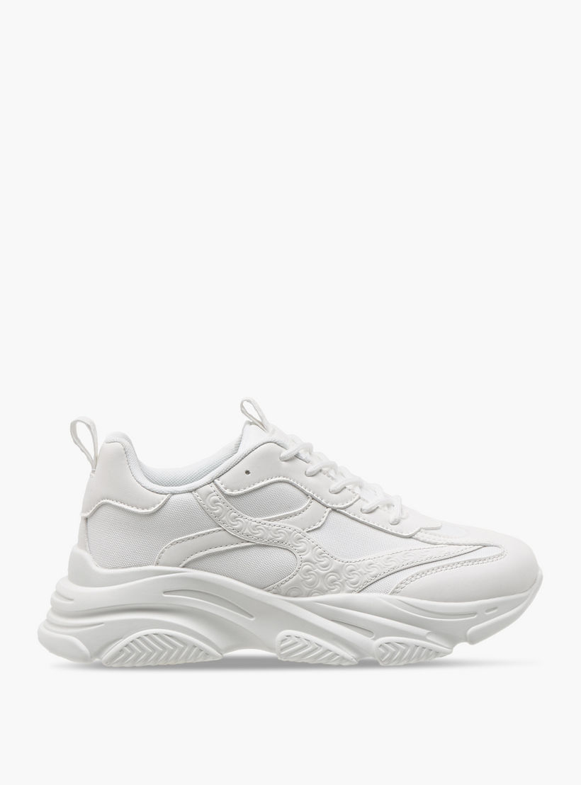 حذاء سنيكرز برباط إغلاق ونقوش الشعار للنساء من سيليست-women-shoes-sneakers-image-3