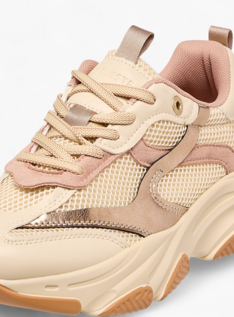 Celeste Women's Panelled Lace-Up Sneakers with Pull Tab-women-shoes-sneakers-image-5