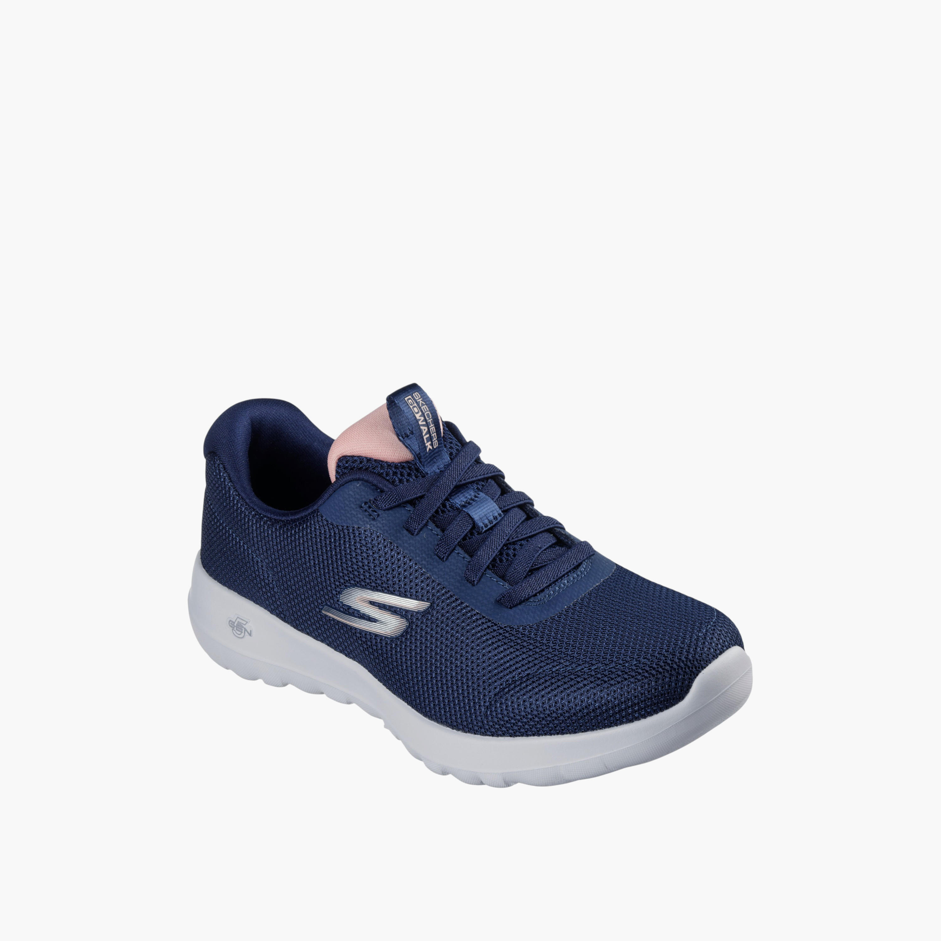 Skechers Women's GO WALK Lace-Up Sports Shoes - 125710-NVPK-sports-women-shoes-image-1
