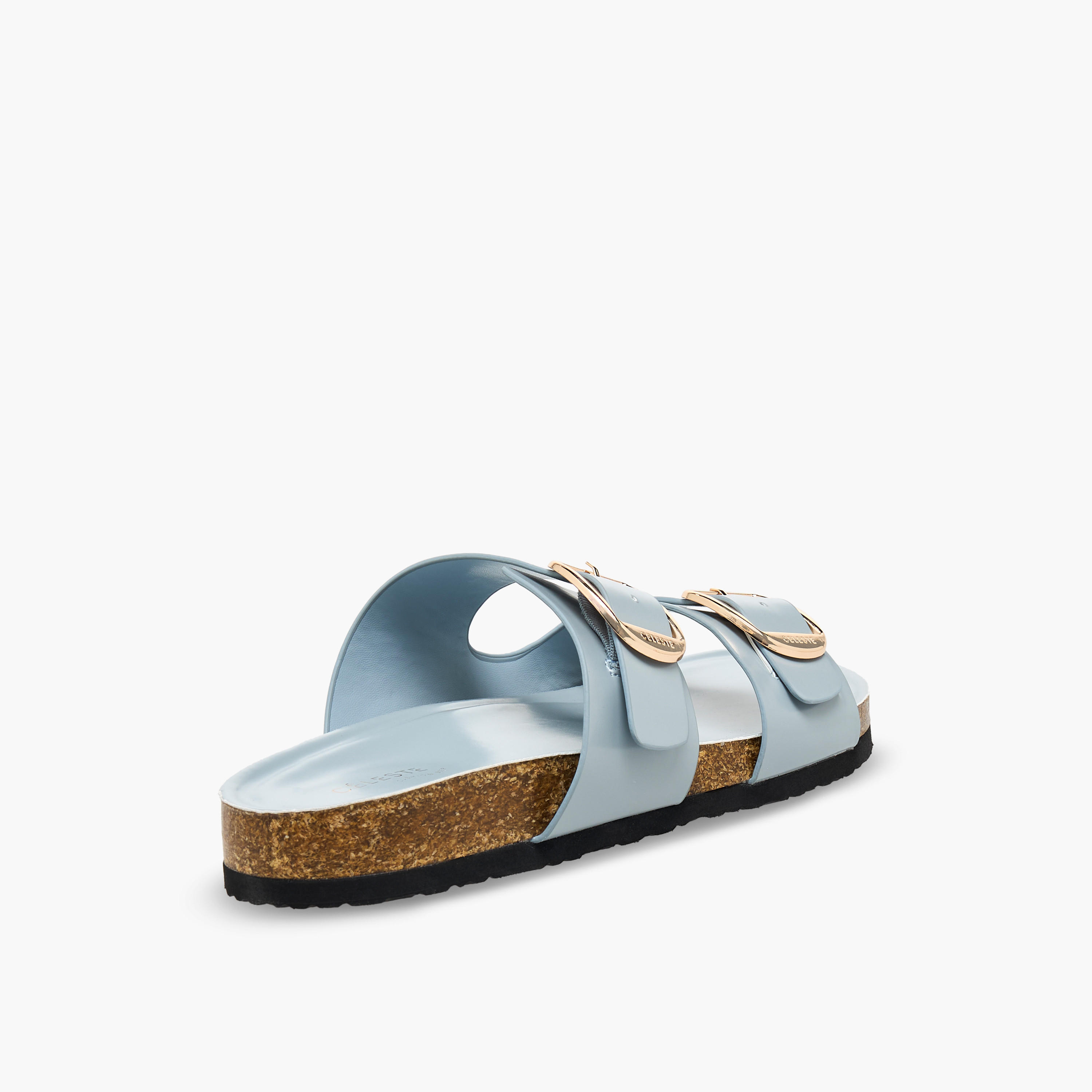 Celeste Women Buckle Detail Slide Sandals-women-shoes-sandals-flats-image-4