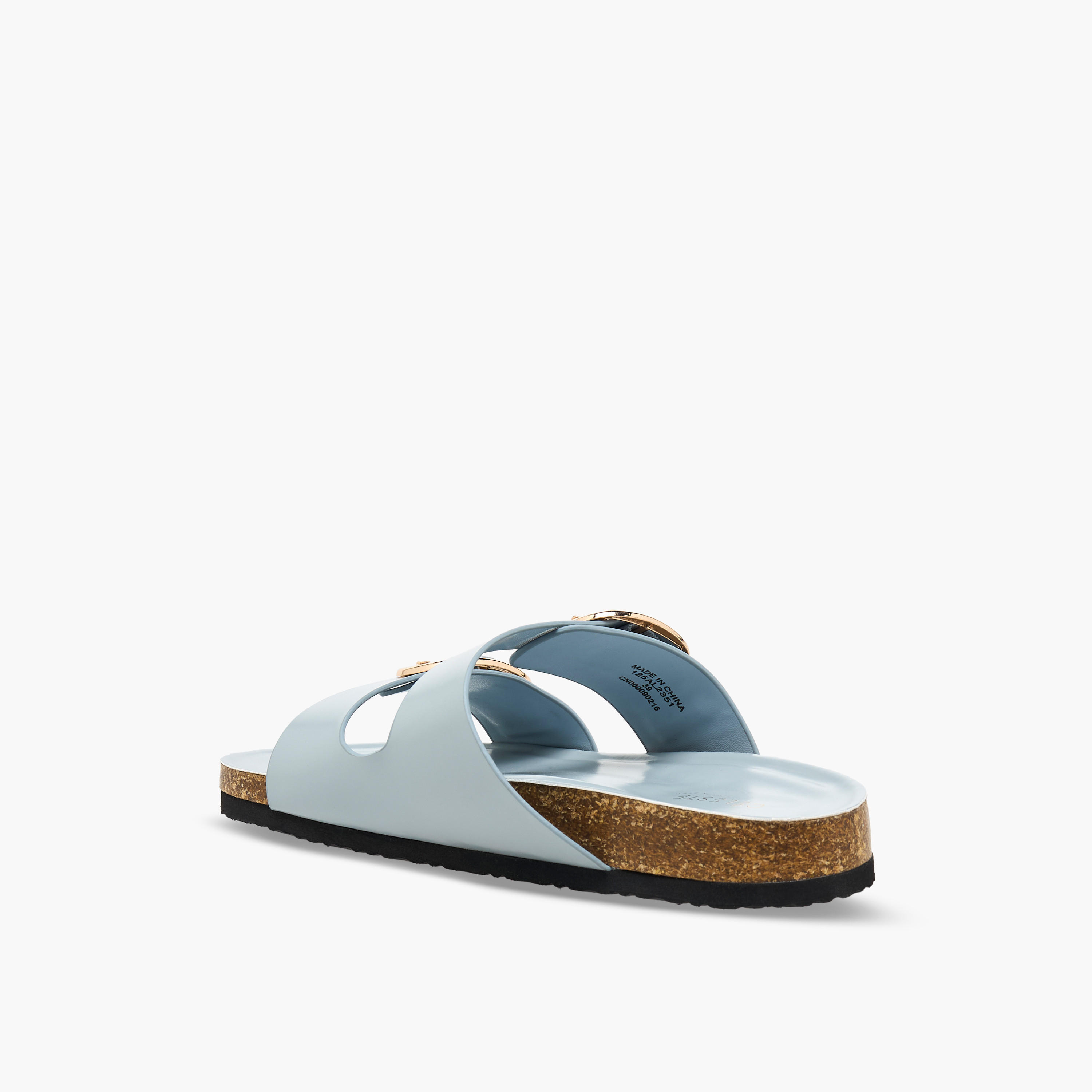 Celeste Women Buckle Detail Slide Sandals-women-shoes-sandals-flats-image-5