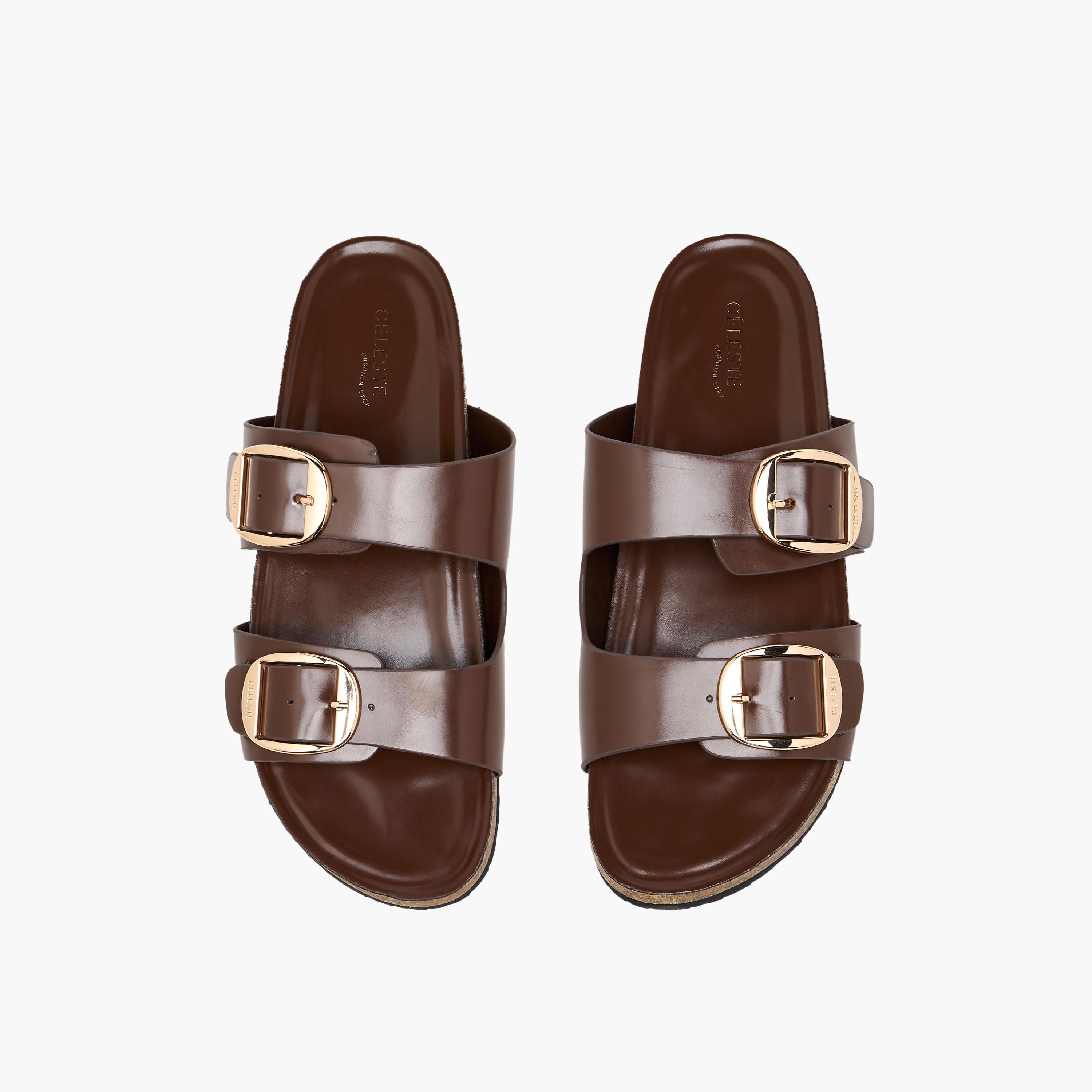 صندل سهل الارتداء بتفاصيل إبزيم للنساء من سيليست-women-shoes-sandals-flats-image-1