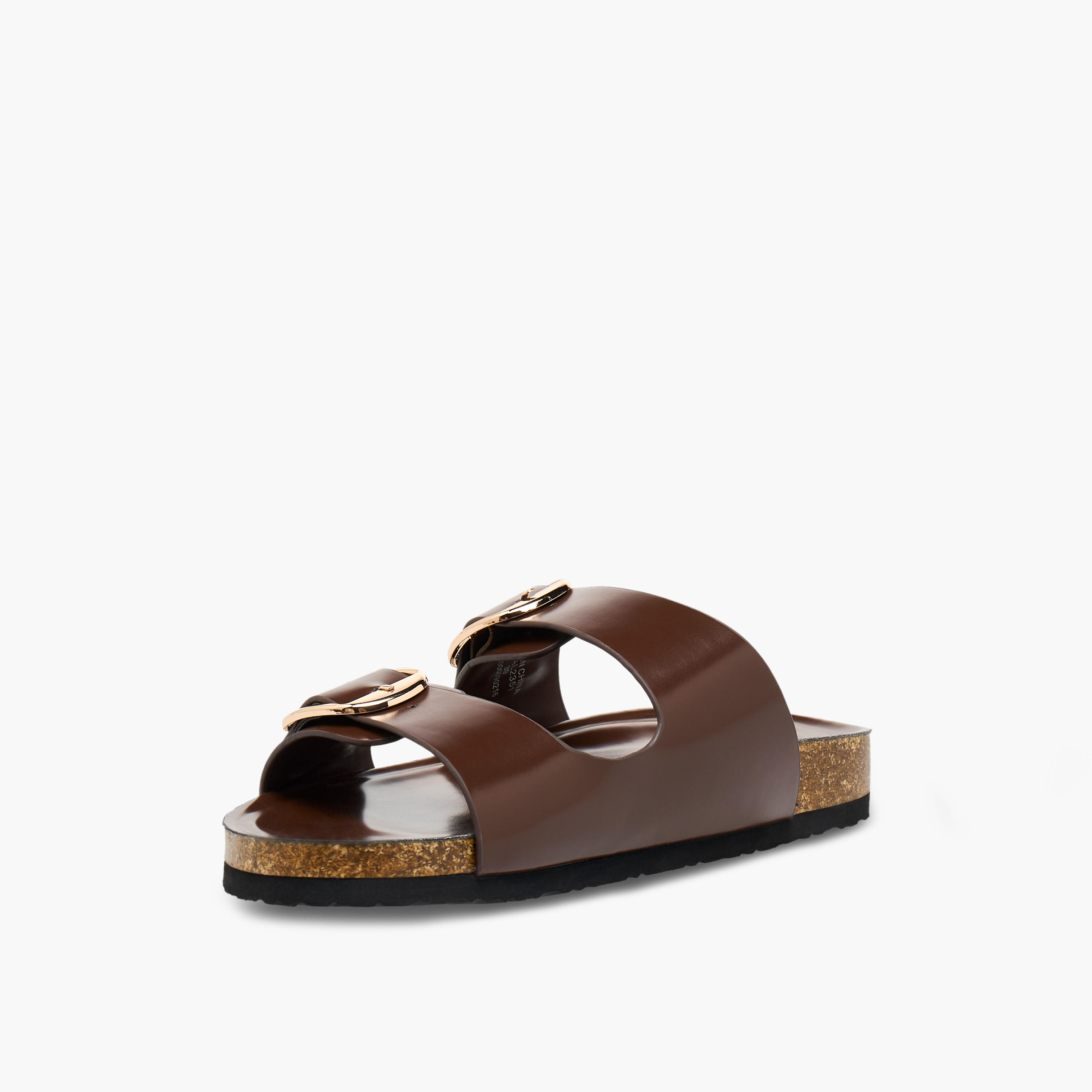 صندل سهل الارتداء بتفاصيل إبزيم للنساء من سيليست-women-shoes-sandals-flats-image-3