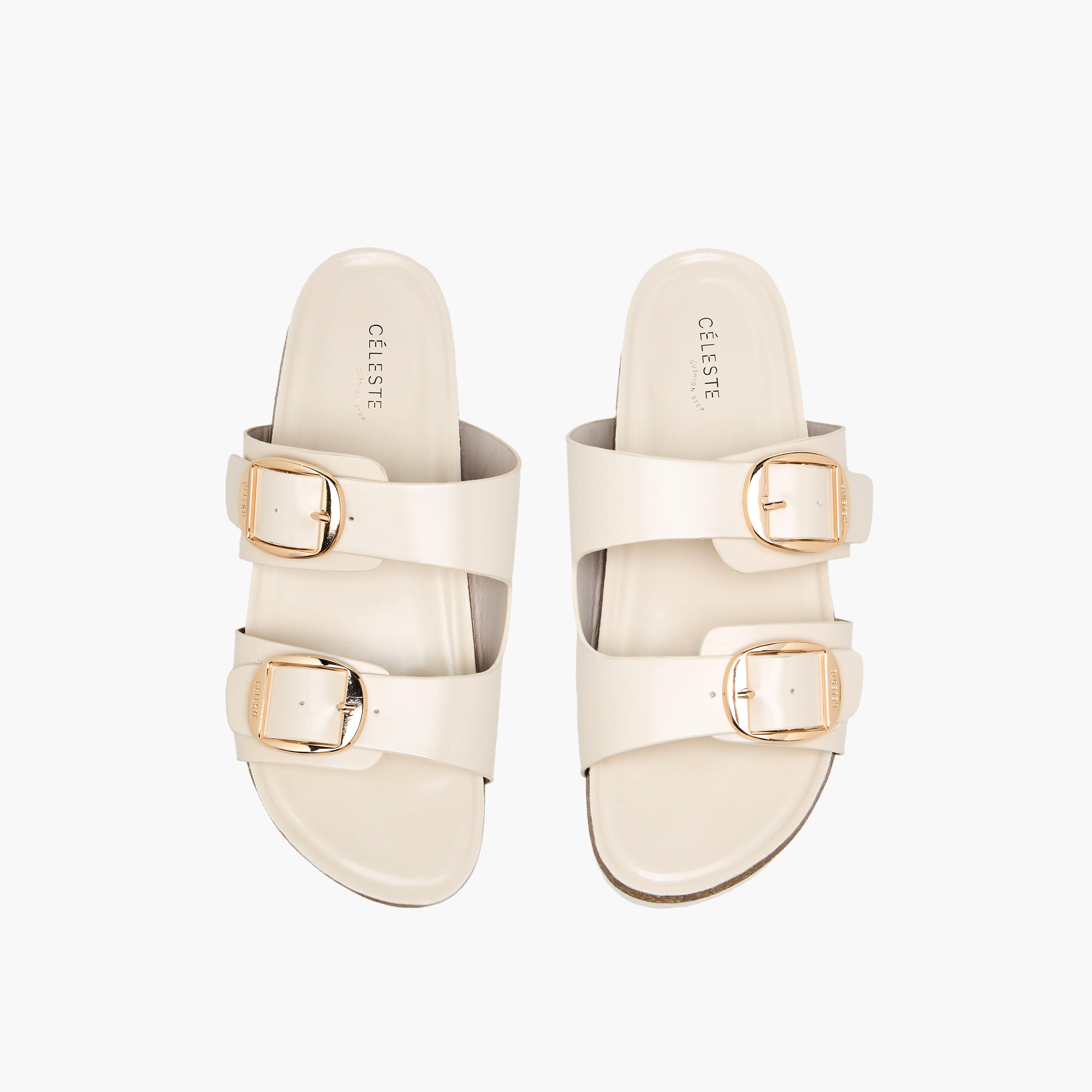 صندل سهل الارتداء بتفاصيل إبزيم للنساء من سيليست-women-shoes-sandals-flats-image-1