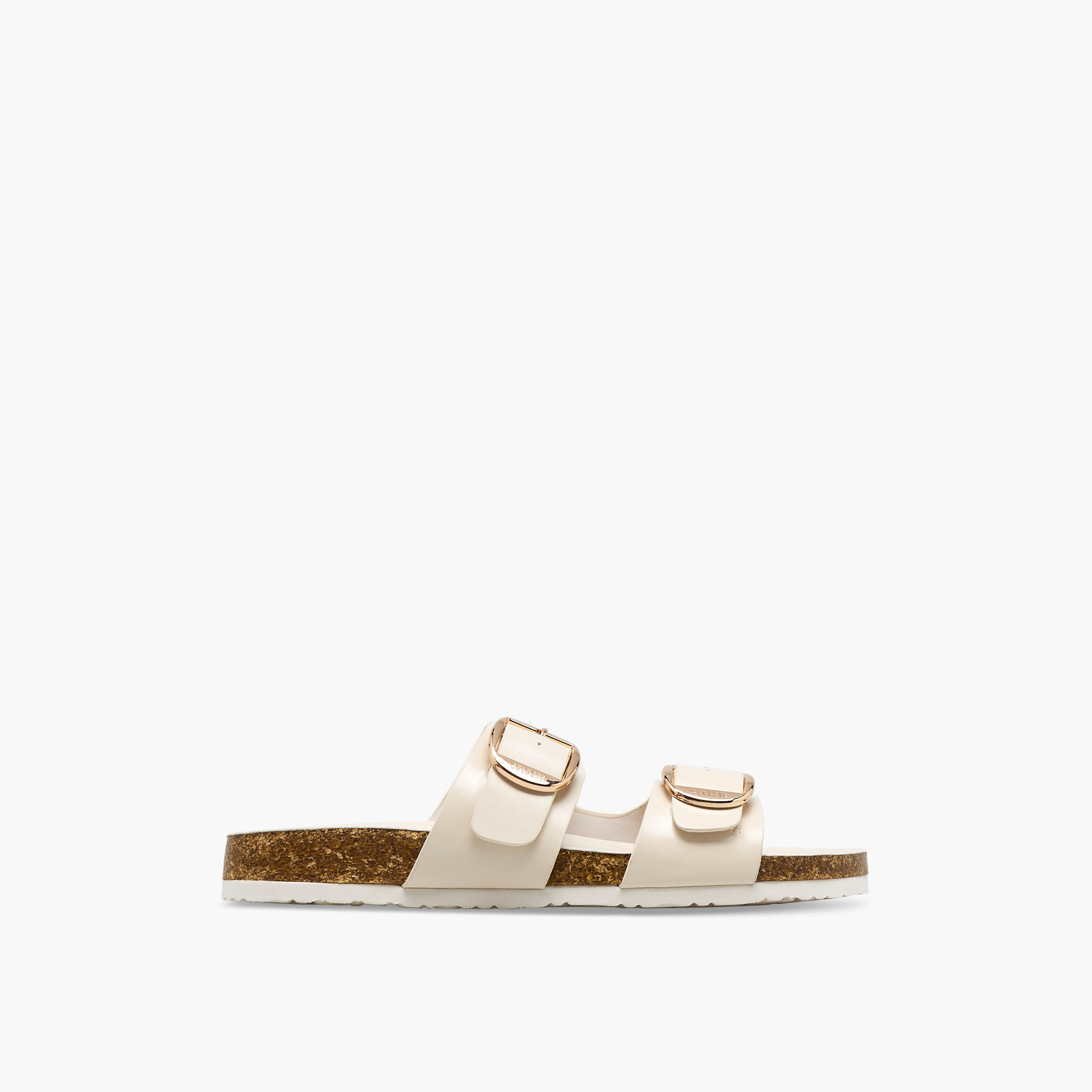 صندل سهل الارتداء بتفاصيل إبزيم للنساء من سيليست-women-shoes-sandals-flats-image-2