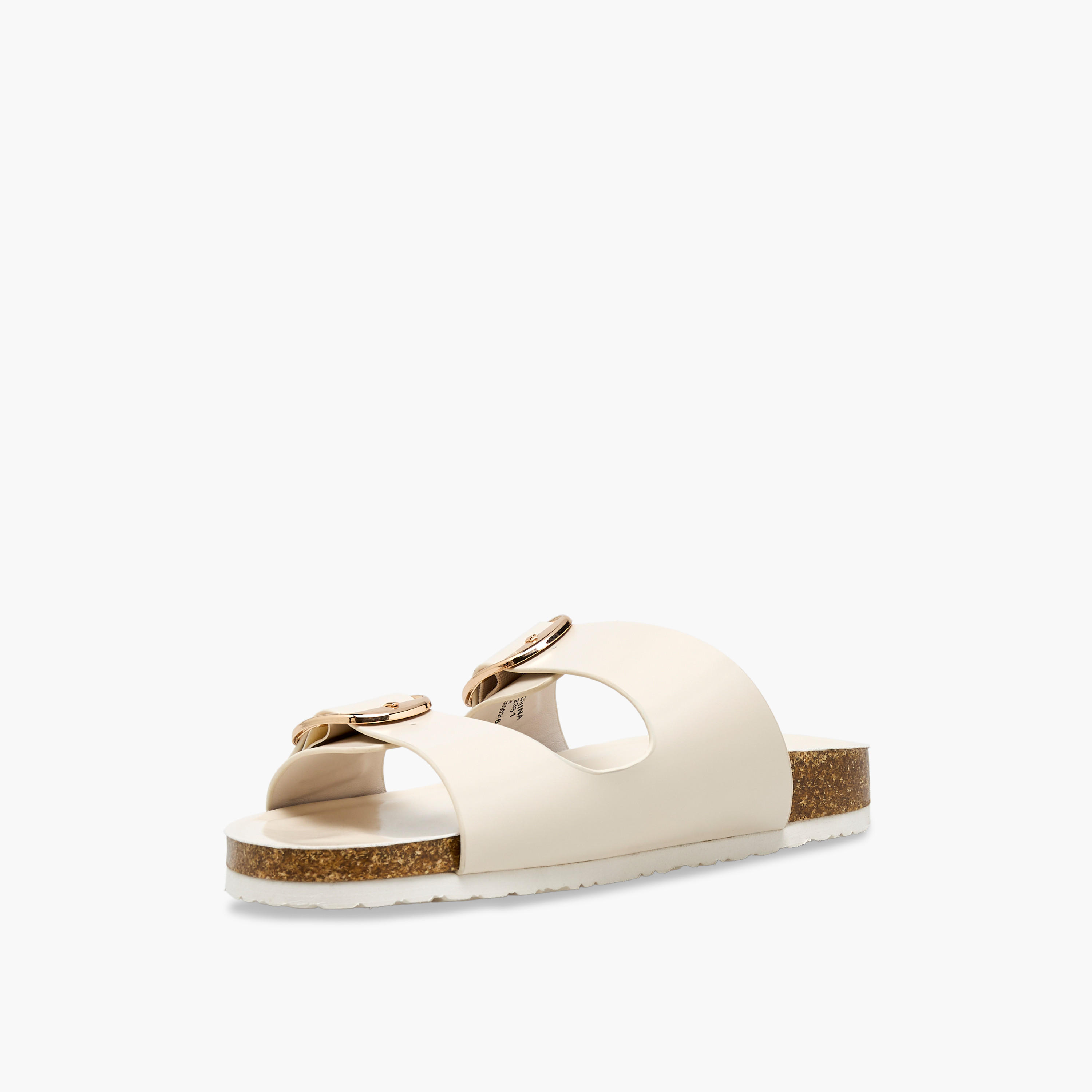 صندل سهل الارتداء بتفاصيل إبزيم للنساء من سيليست-women-shoes-sandals-flats-image-3