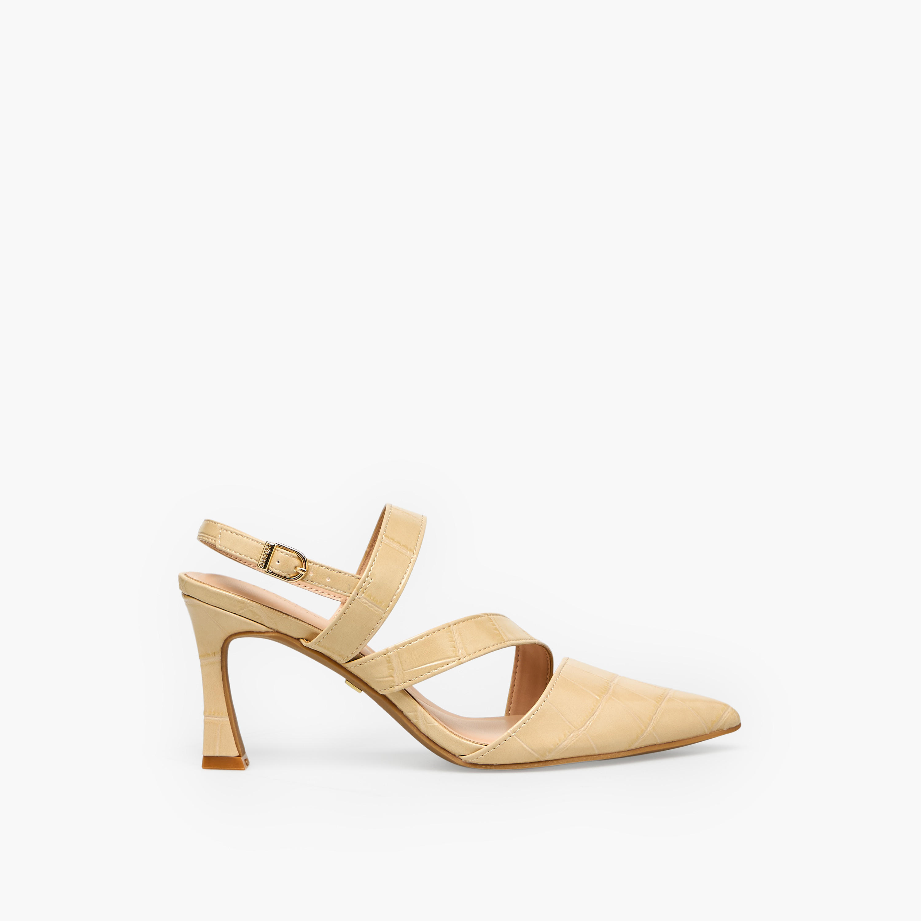 Celeste Textured Pointed Toe Stiletto Heel Sandals-women-shoes-sandals-heeled-image-3