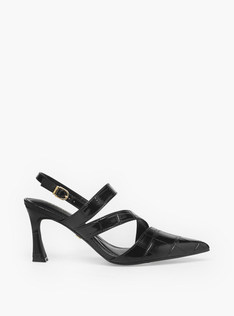 Celeste Textured Pointed Toe Stiletto Heel Sandals-women-shoes-sandals-heeled-image-3