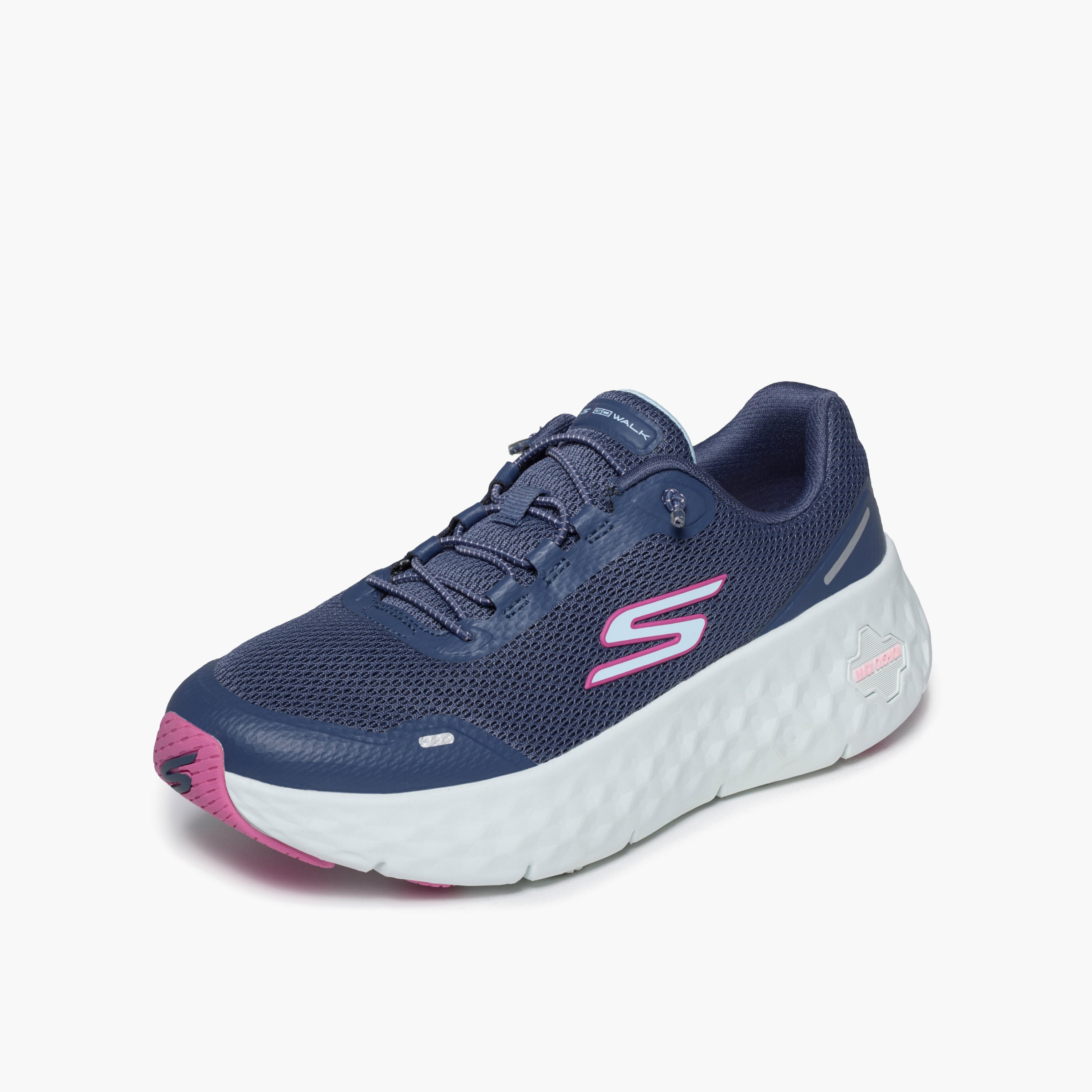 Skechers Women GO WALK MAX CUSHIONING FLEX Lace-Up Walking Sports Shoes-women-shoes-sneakers-image-3