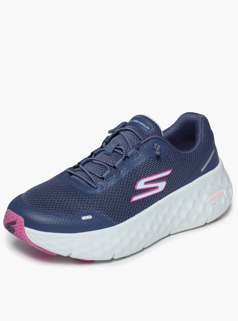 Skechers Women GO WALK MAX CUSHIONING FLEX Lace-Up Walking Sports Shoes-women-shoes-sneakers-image-3