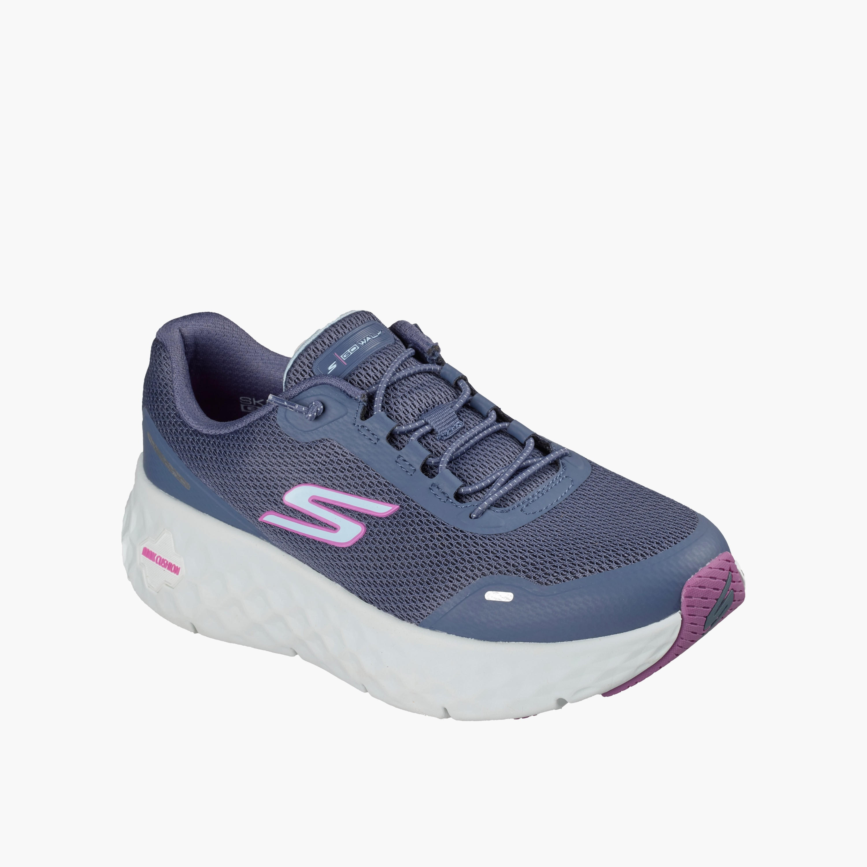 Skechers Women GO WALK MAX CUSHIONING FLEX Lace-Up Walking Sports Shoes-women-shoes-sneakers-image-5