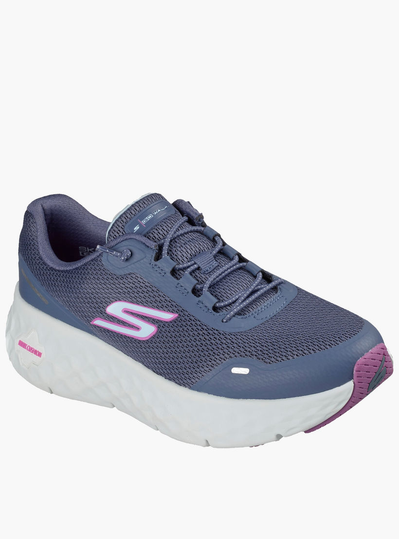 Skechers Women GO WALK MAX CUSHIONING FLEX Lace-Up Walking Sports Shoes-women-shoes-sneakers-image-5