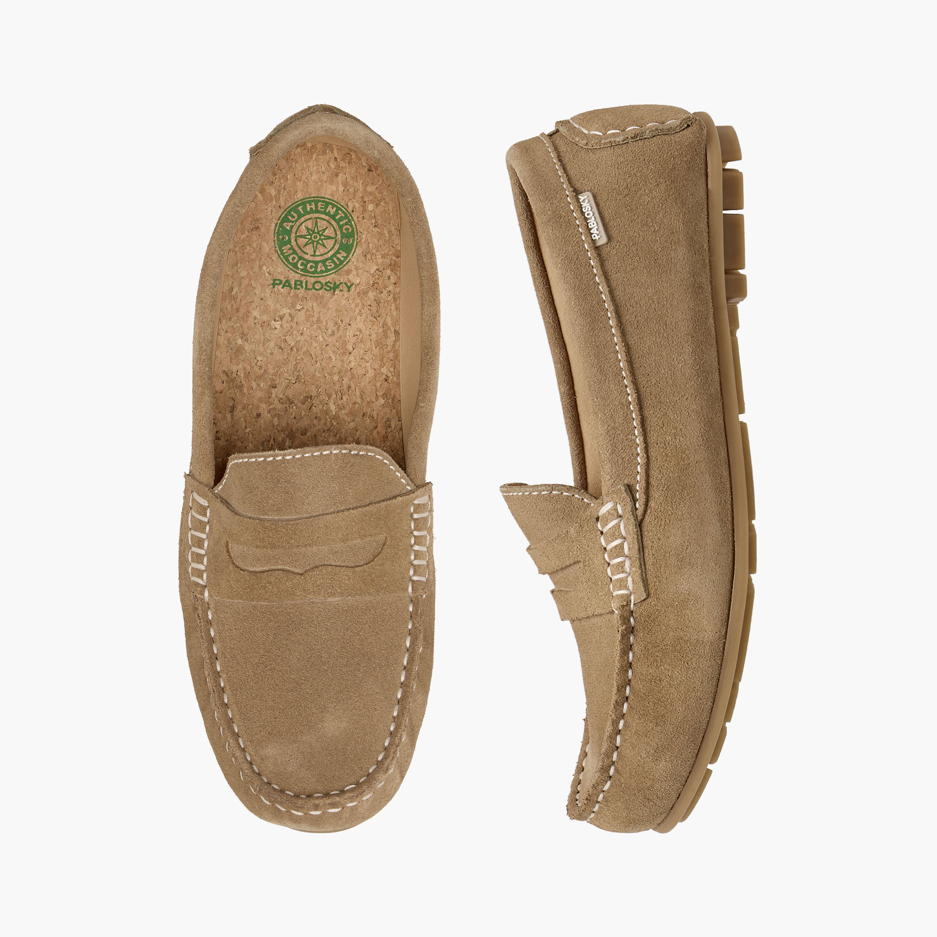 Pablosky Boys Leather Slip-On Loafers-boys-shoes-loafers-image-1
