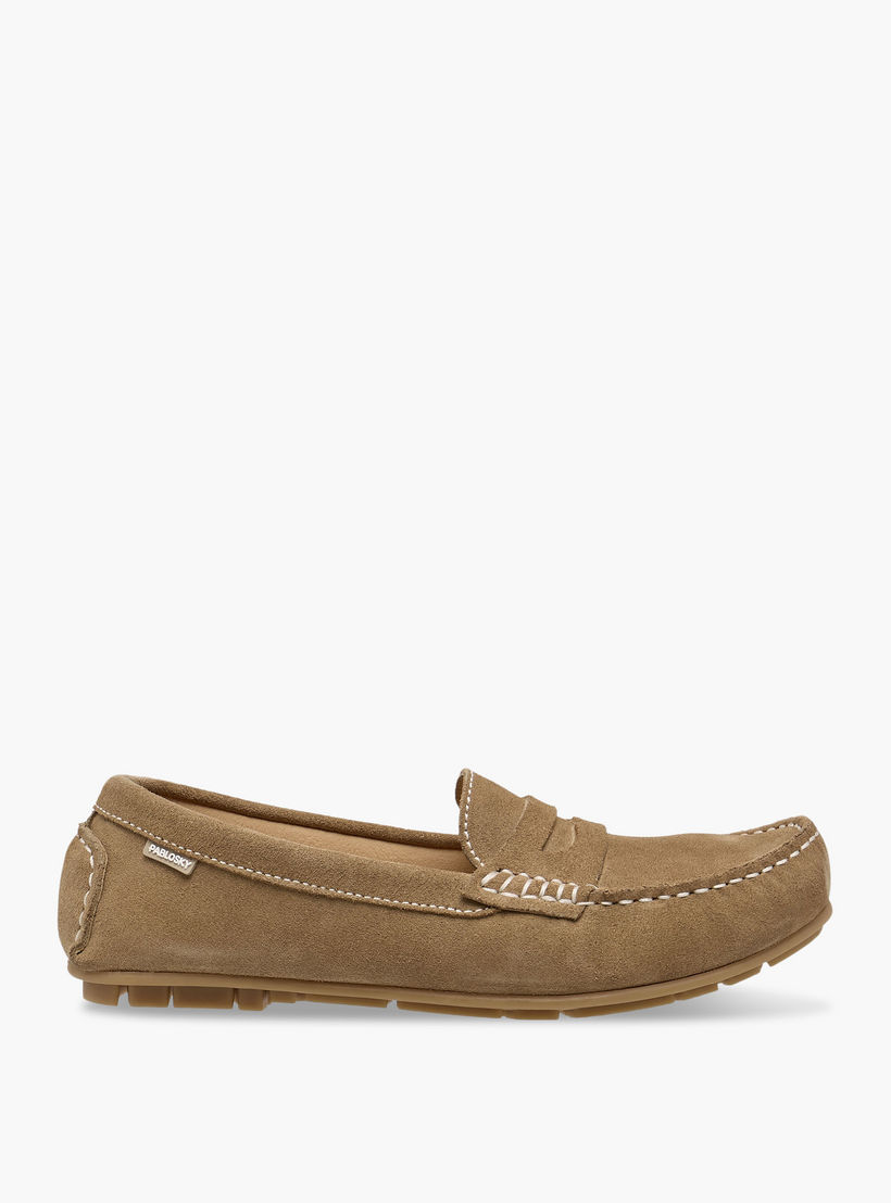 Pablosky Boys Leather Slip-On Loafers-boys-shoes-loafers-image-3