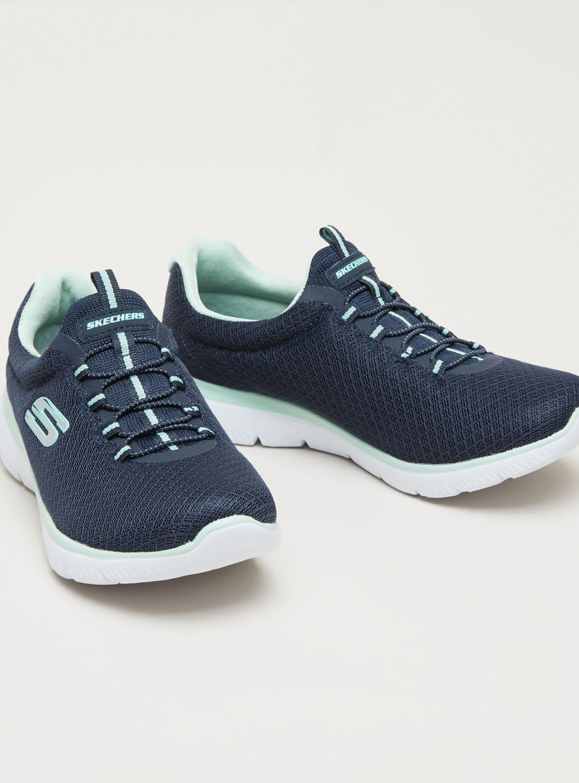 Skechers Textured Running Shoes-sports-women-shoes-image-2