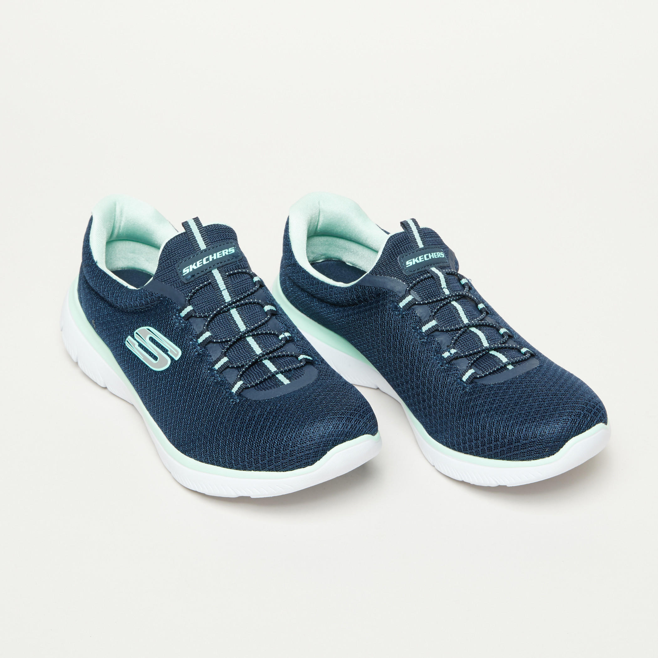 Skechers Textured Slip-On Running Shoes with Pull Tab-sports-women-shoes-image-2