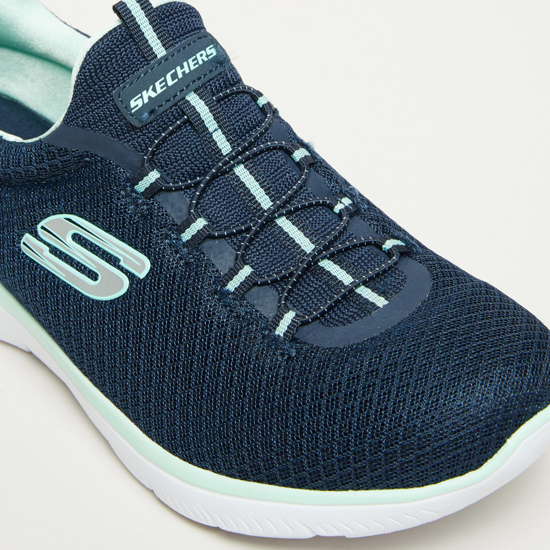 Skechers Textured Slip-On Running Shoes with Pull Tab-sports-women-shoes-image-7