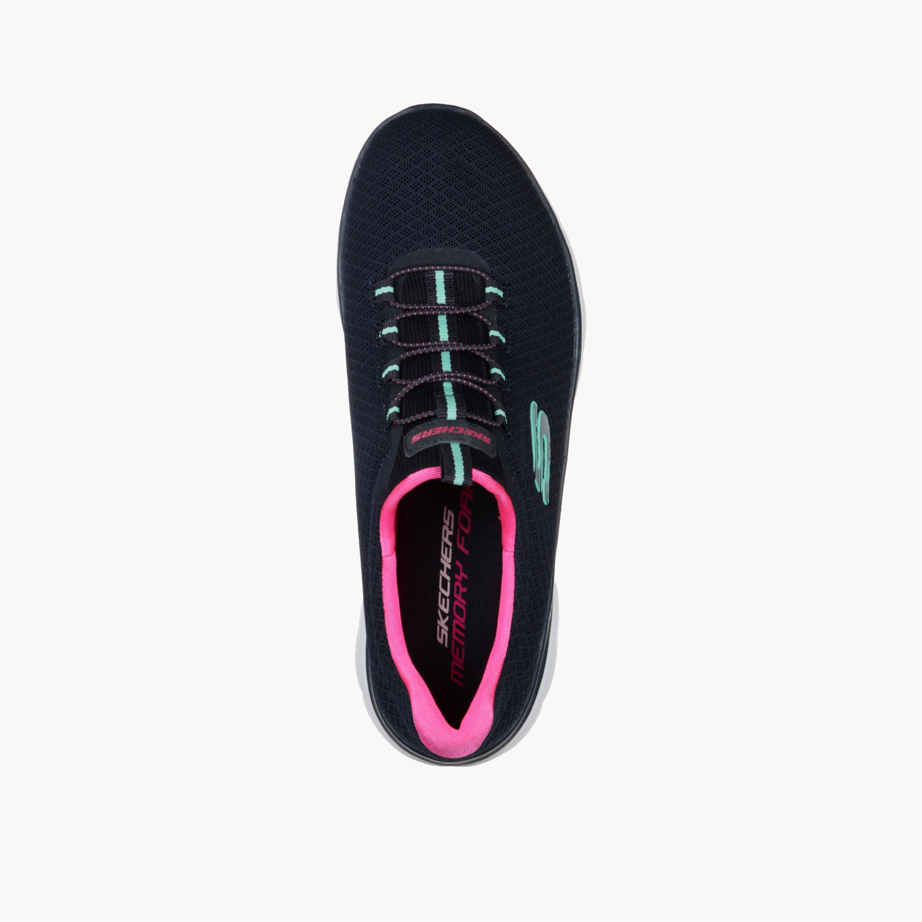 Skechers Women SUMMITS Textured Slip-On Sports Shoes-women-shoes-sneakers-image-2