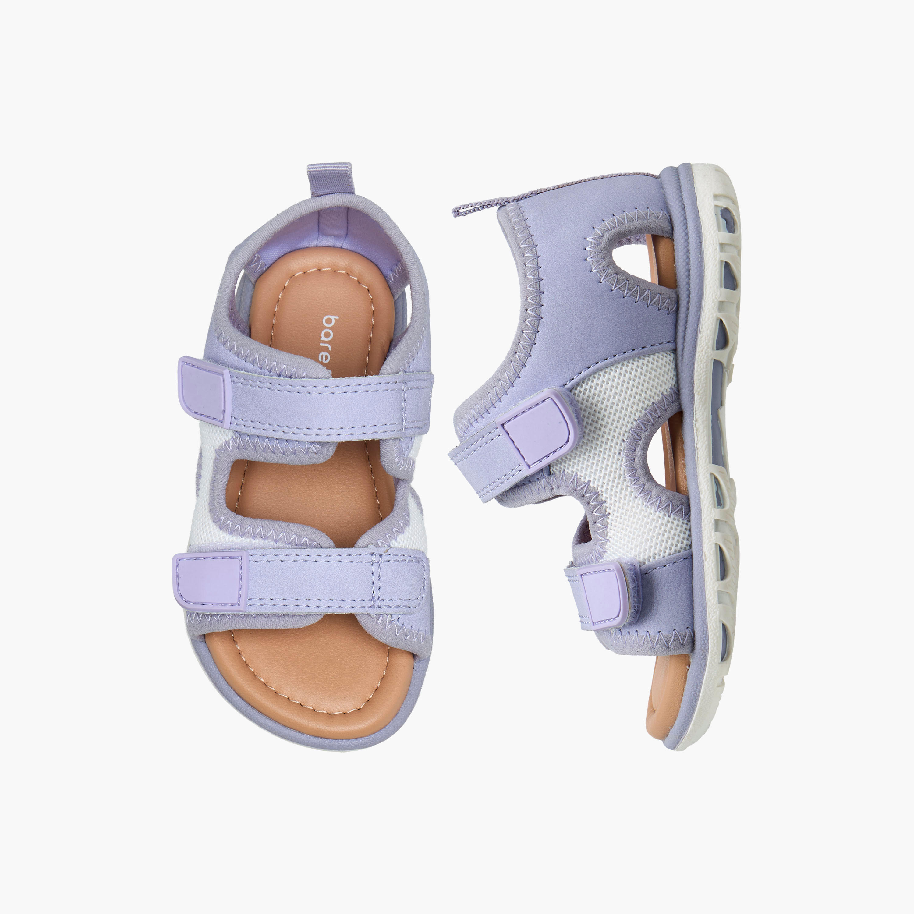 صندل بأحزمة وشريط إغلاق للبنات من بيرفيت-girls-shoes-sandals-image-1