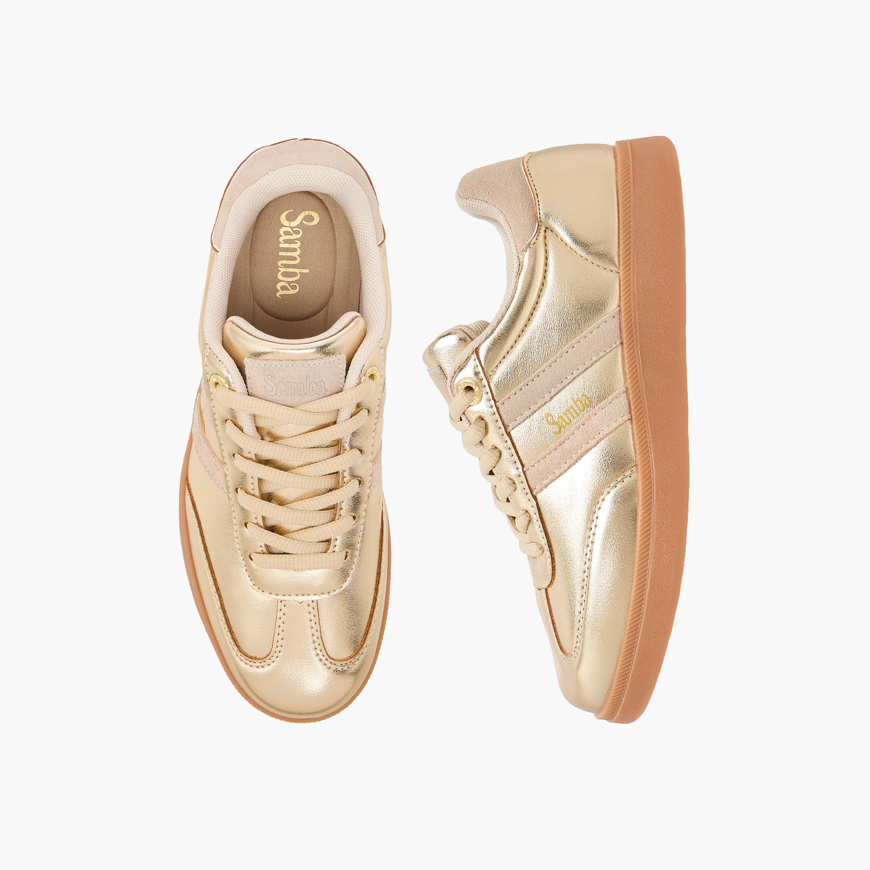 حذاء سنيكرز طول الكاحل برباط إغلاق للنساء من سامبا-women-shoes-sneakers-image-1