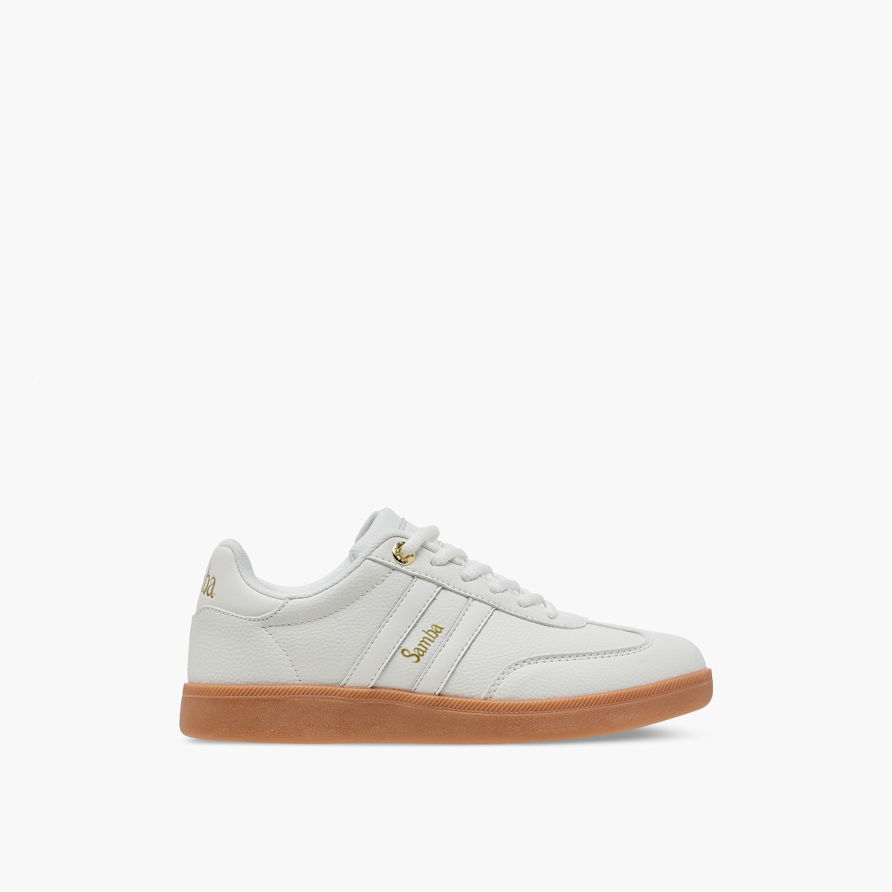 Samba Womens' Panelled Ankle Sneakers with Lace-Up Closure-women-shoes-sneakers-image-3