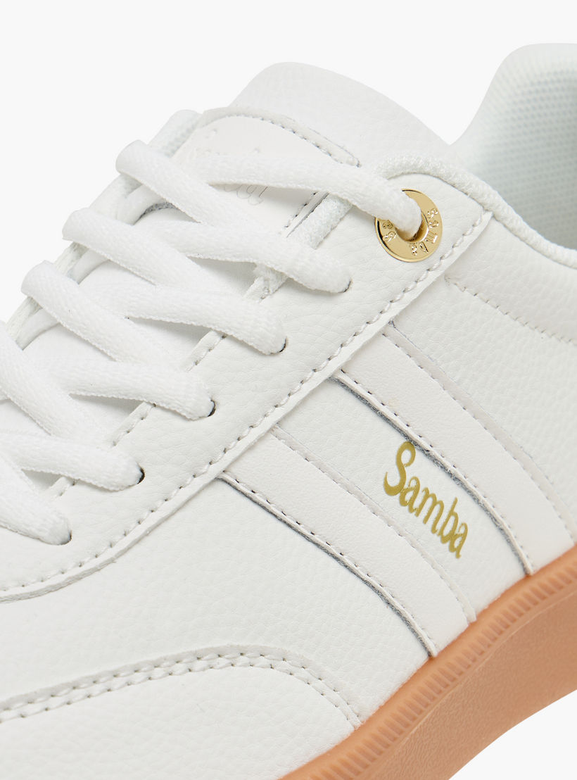 Samba Womens' Panelled Ankle Sneakers with Lace-Up Closure-women-shoes-sneakers-image-4