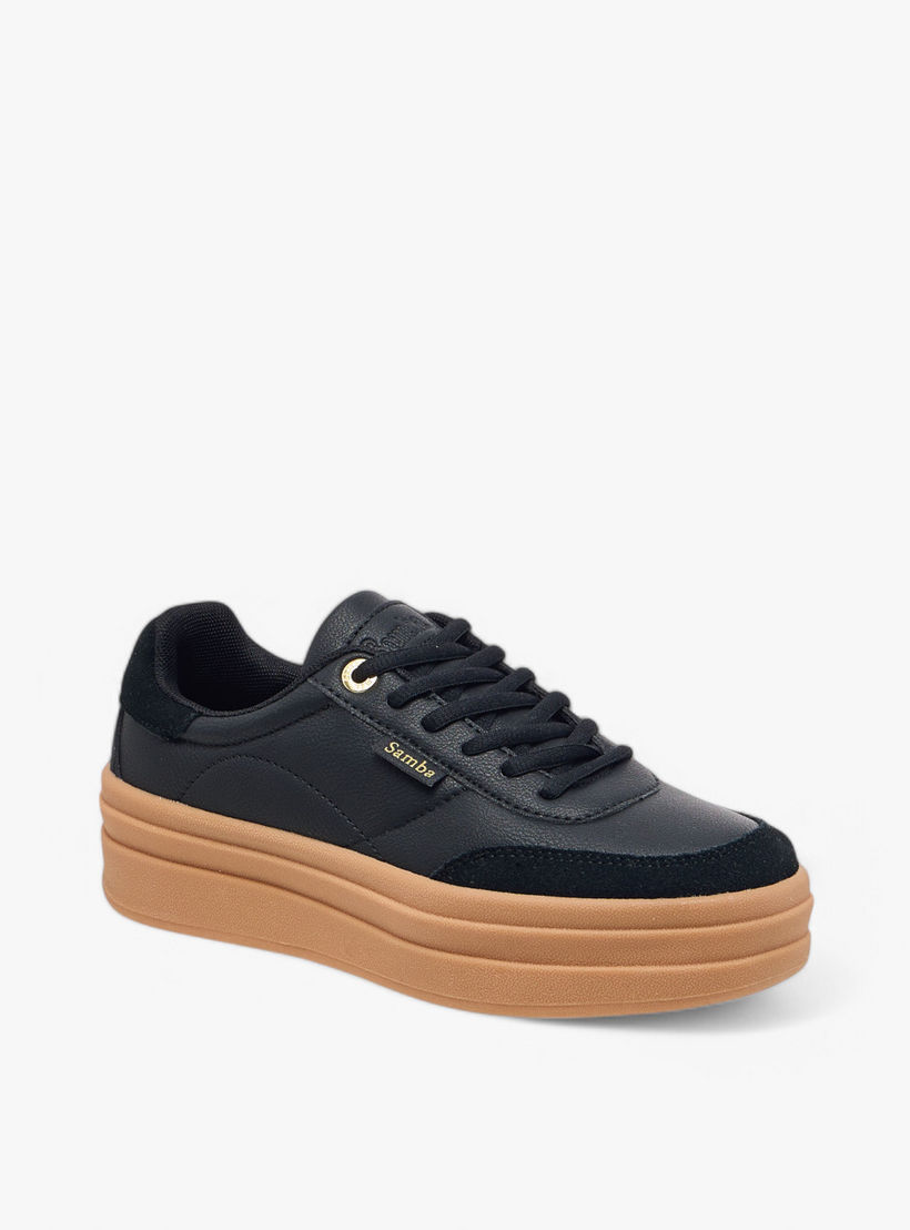 حذاء سنيكرز بألواح ورباط إغلاق للنساء من سامبا-women-shoes-sneakers-image-2