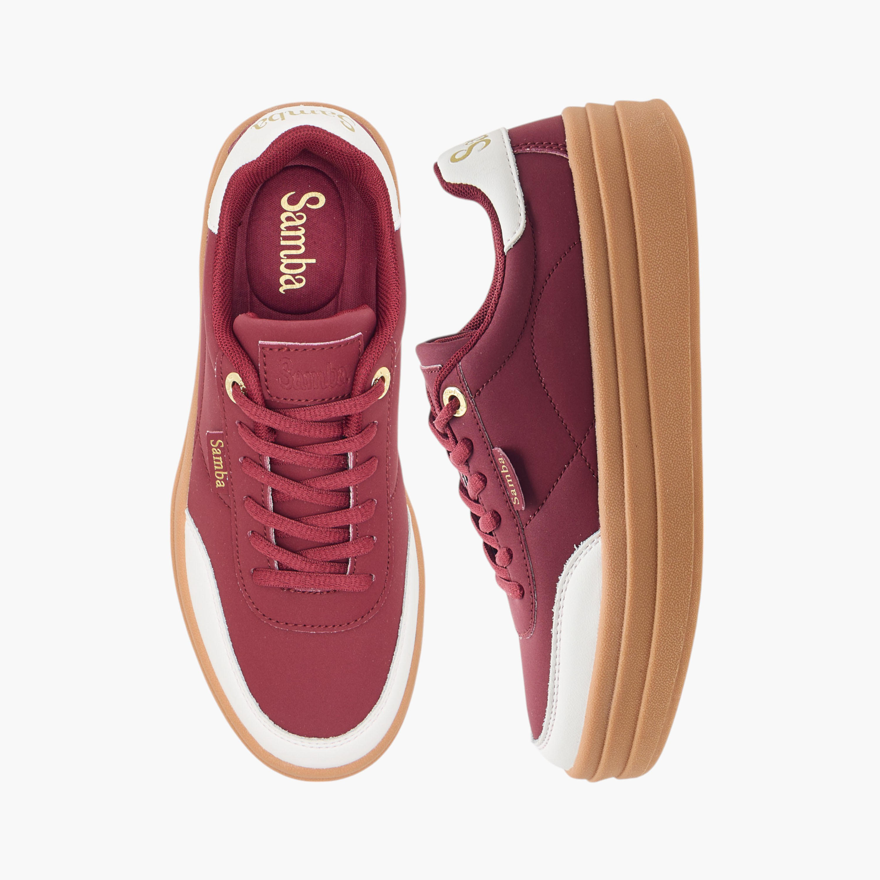 حذاء سنيكرز بألواح ورباط إغلاق للنساء من سامبا-women-shoes-sneakers-image-1