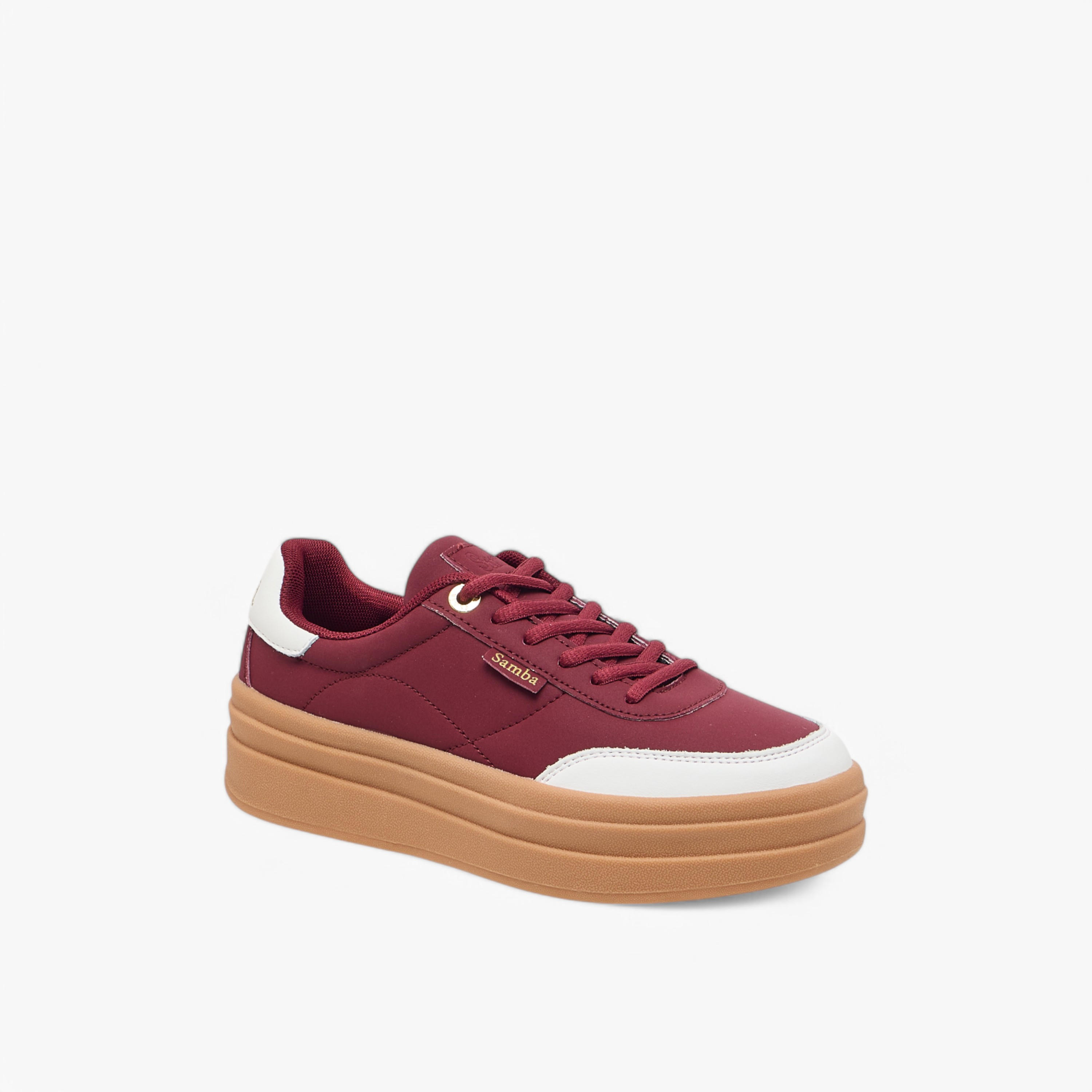 حذاء سنيكرز بألواح ورباط إغلاق للنساء من سامبا-women-shoes-sneakers-image-2