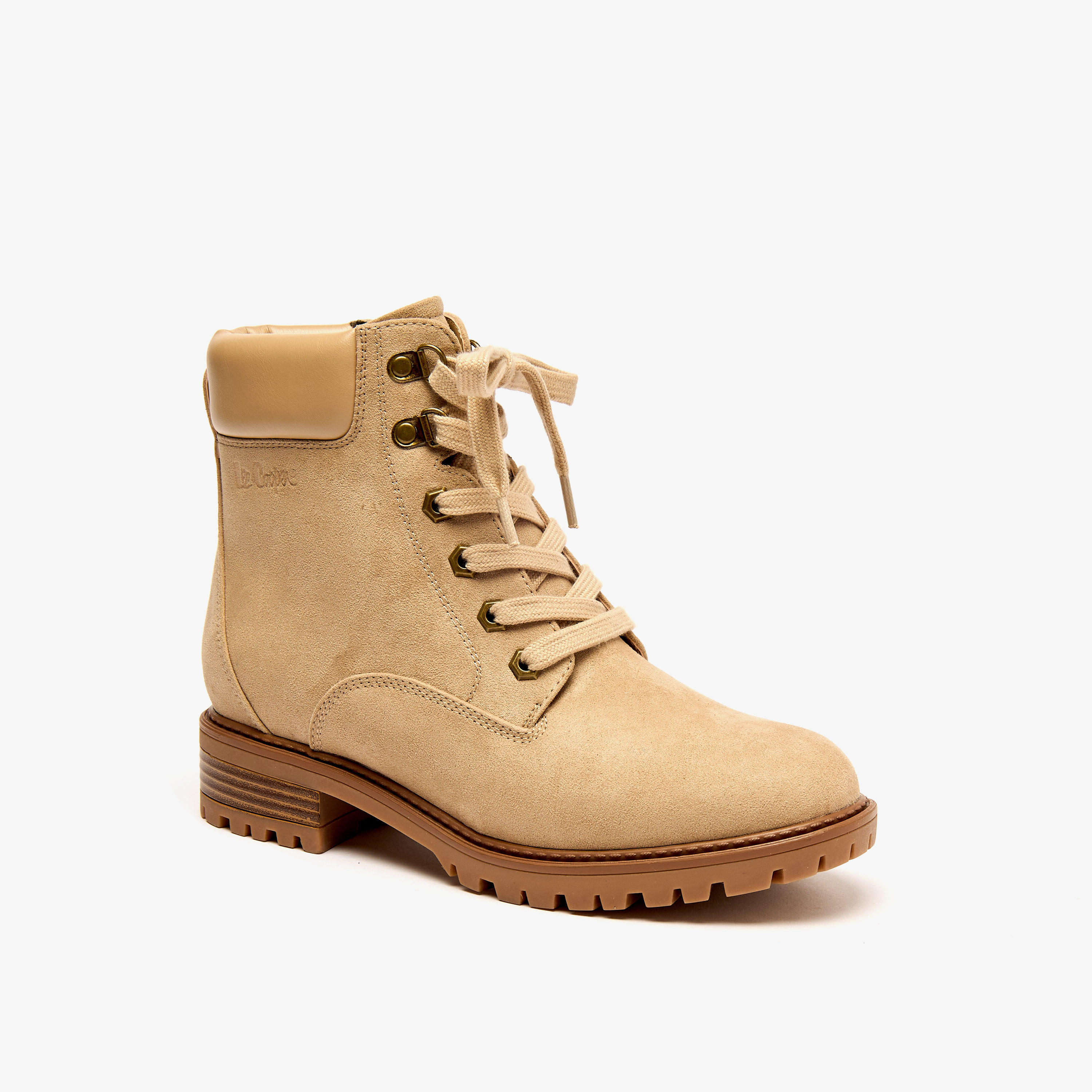 Lee Cooper Women's Ankle Boots with Zip Closure and Block Heels-women-shoes-boots-image-1
