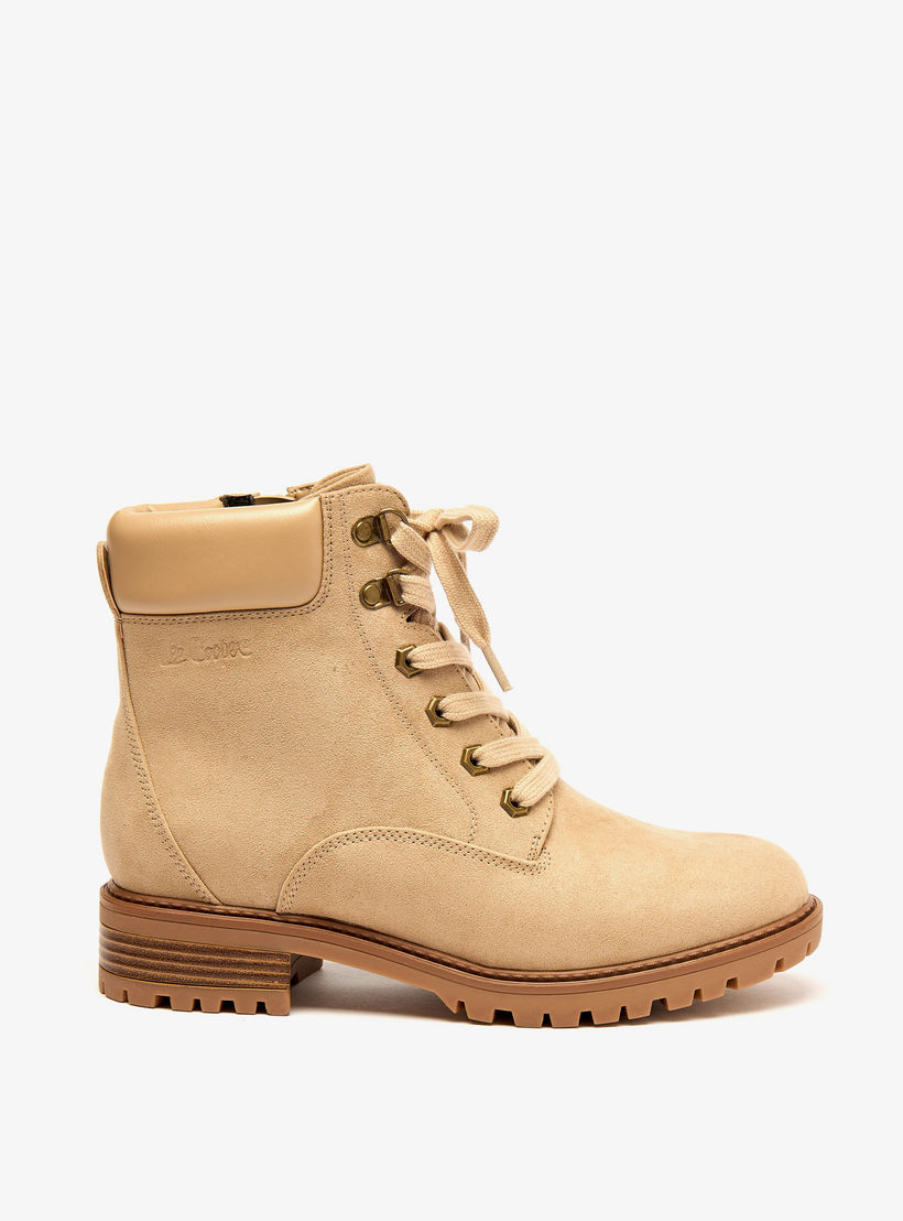 Lee Cooper Women's Ankle Boots with Zip Closure and Block Heels-women-shoes-boots-image-2
