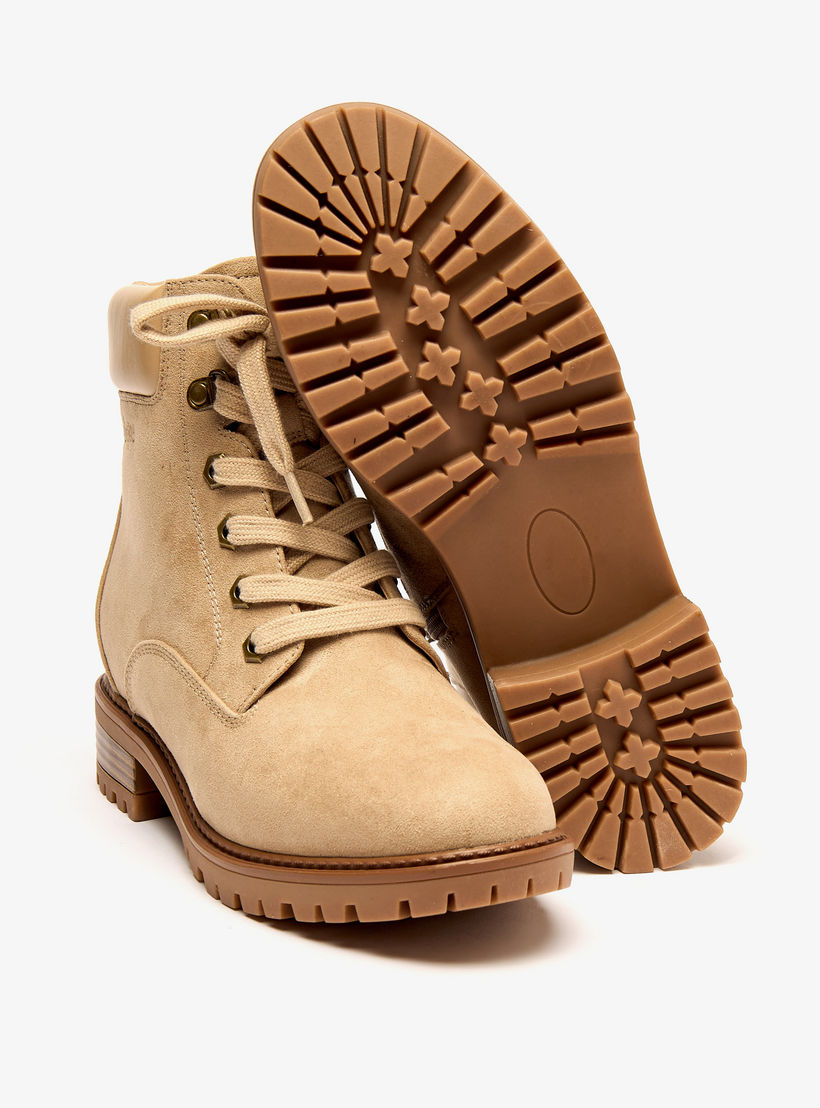 Lee Cooper Women's Ankle Boots with Zip Closure and Block Heels-women-shoes-boots-image-4
