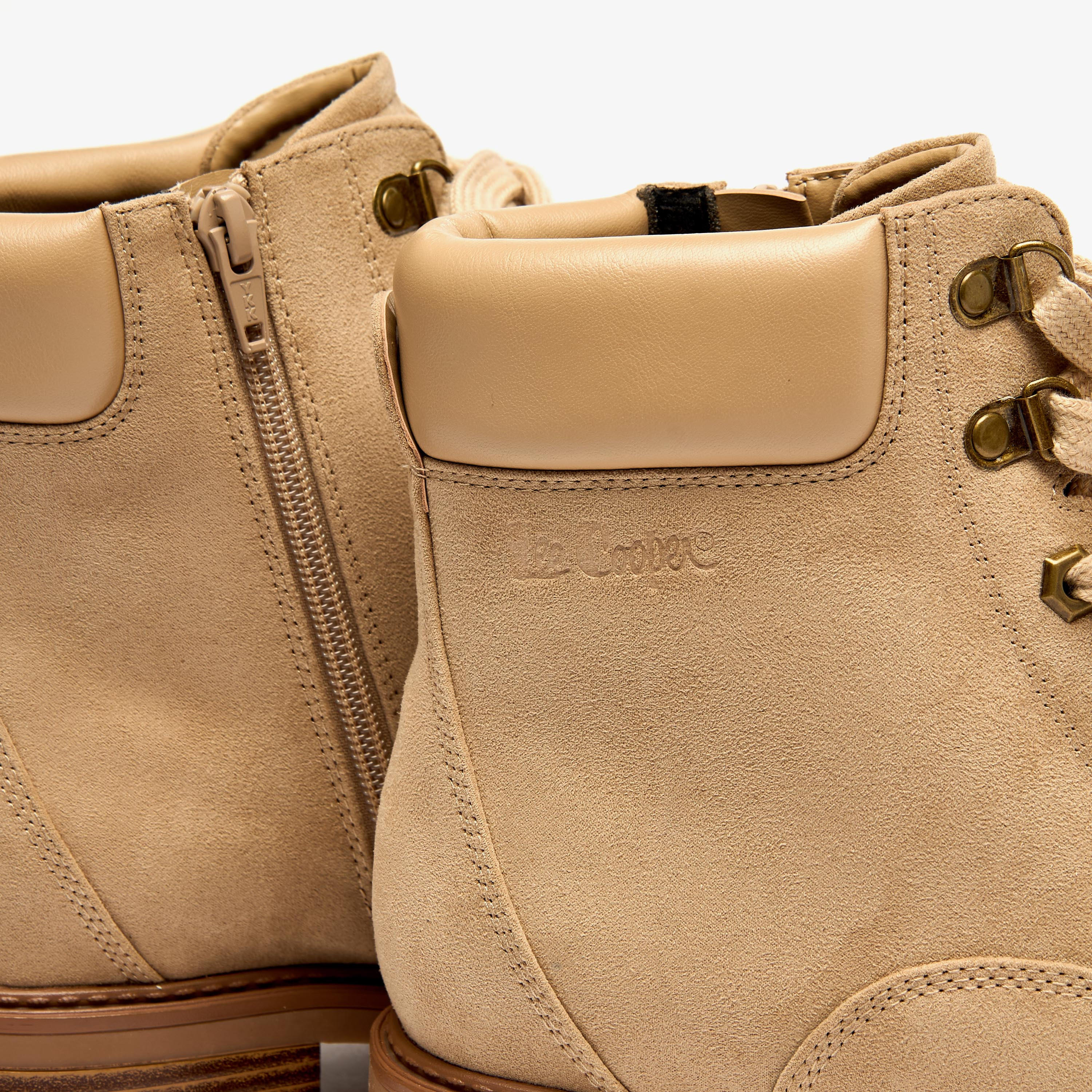Lee Cooper Women's Ankle Boots with Zip Closure and Block Heels-women-shoes-boots-image-5