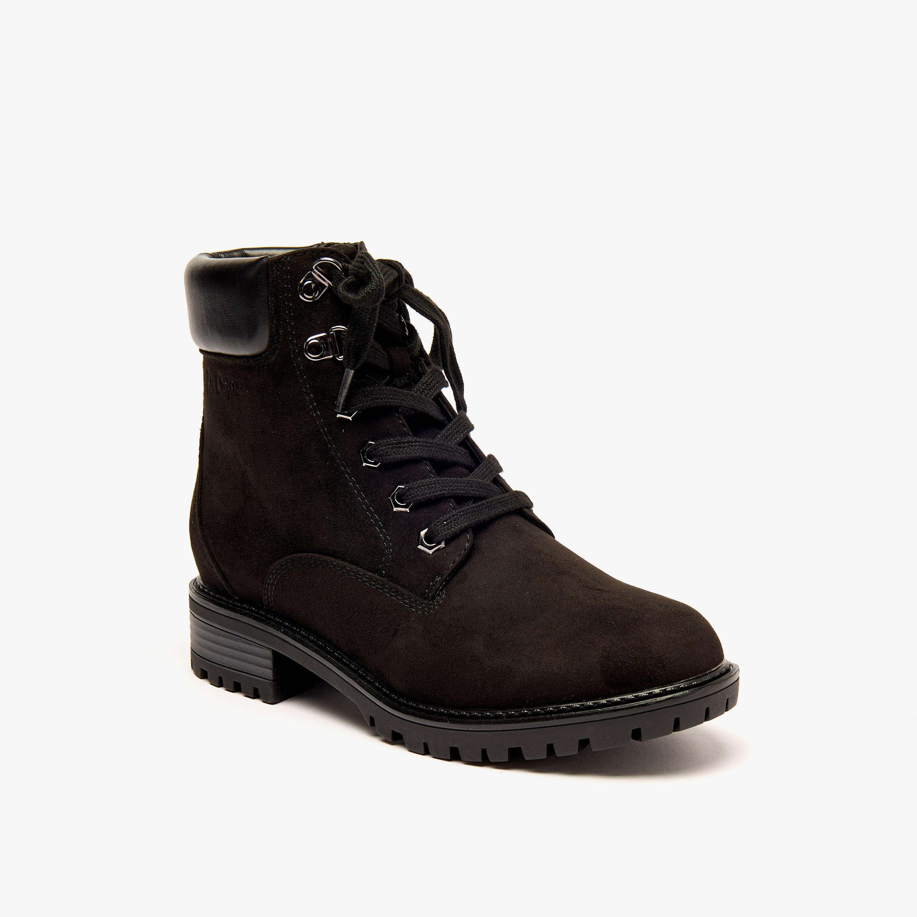 Lee Cooper Women's Ankle Boots with Zip Closure and Block Heels-women-shoes-boots-image-1