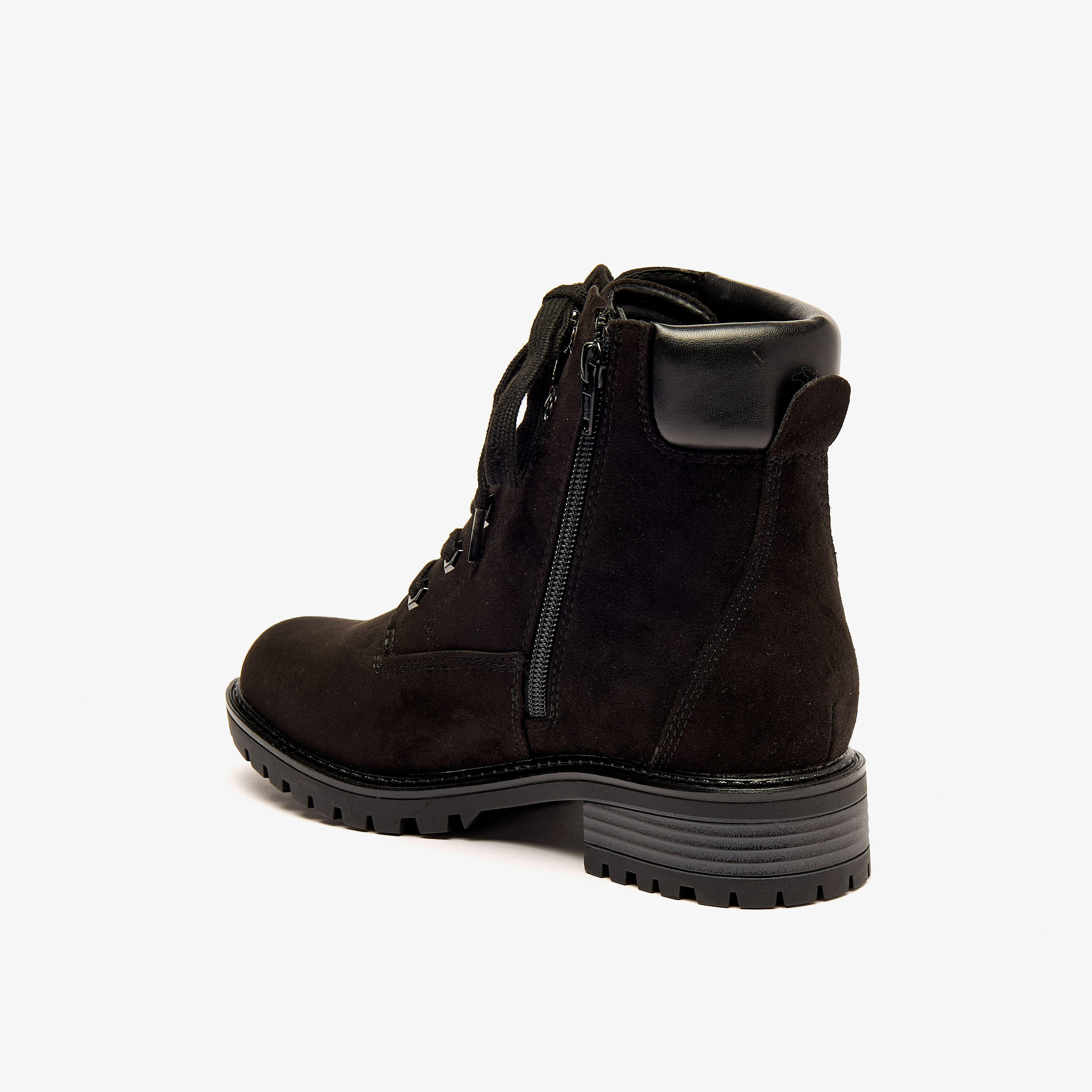 Lee Cooper Women's Ankle Boots with Zip Closure and Block Heels-women-shoes-boots-image-2