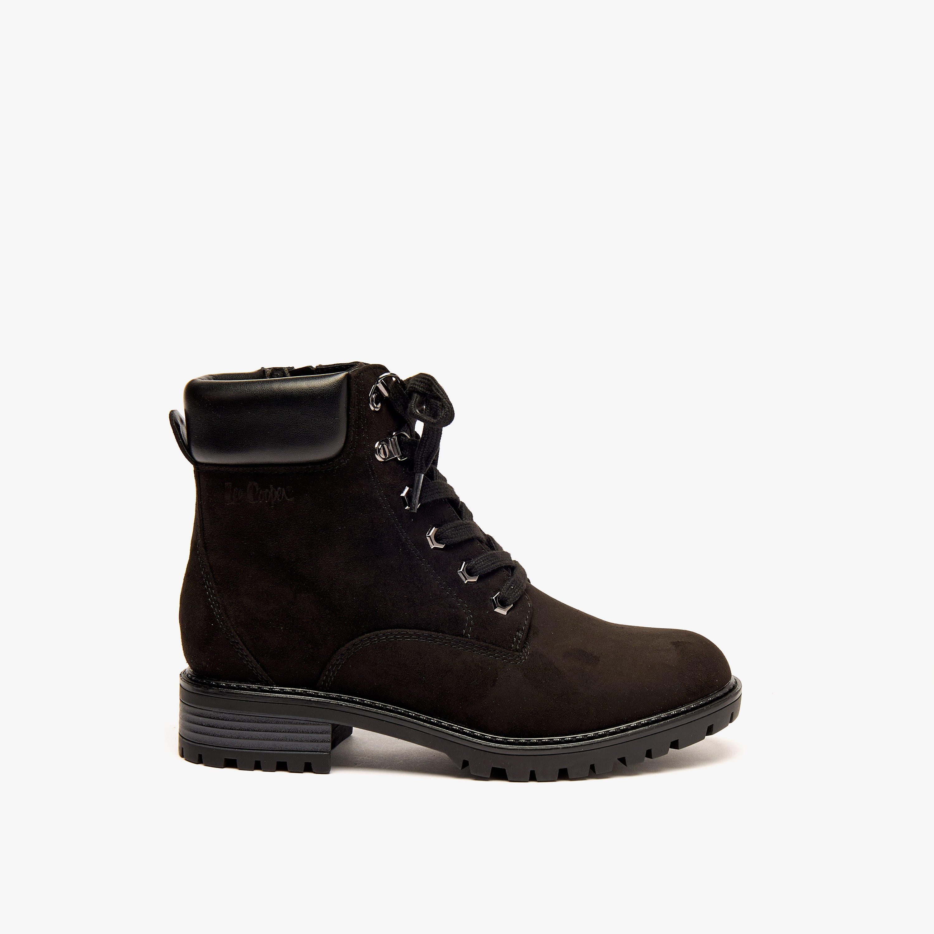 Lee Cooper Women's Ankle Boots with Zip Closure and Block Heels-women-shoes-boots-image-3