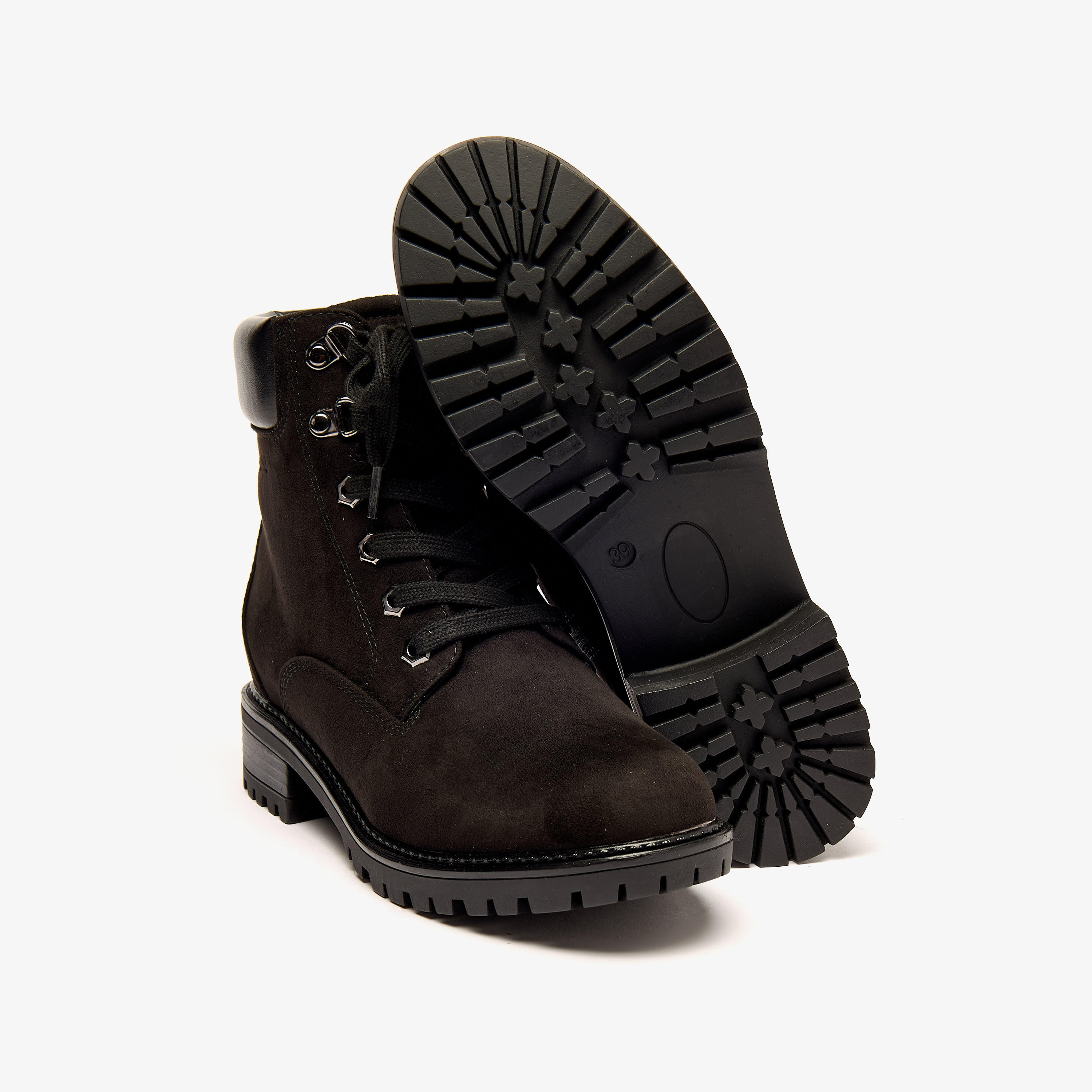 Lee Cooper Women's Ankle Boots with Zip Closure and Block Heels-women-shoes-boots-image-4